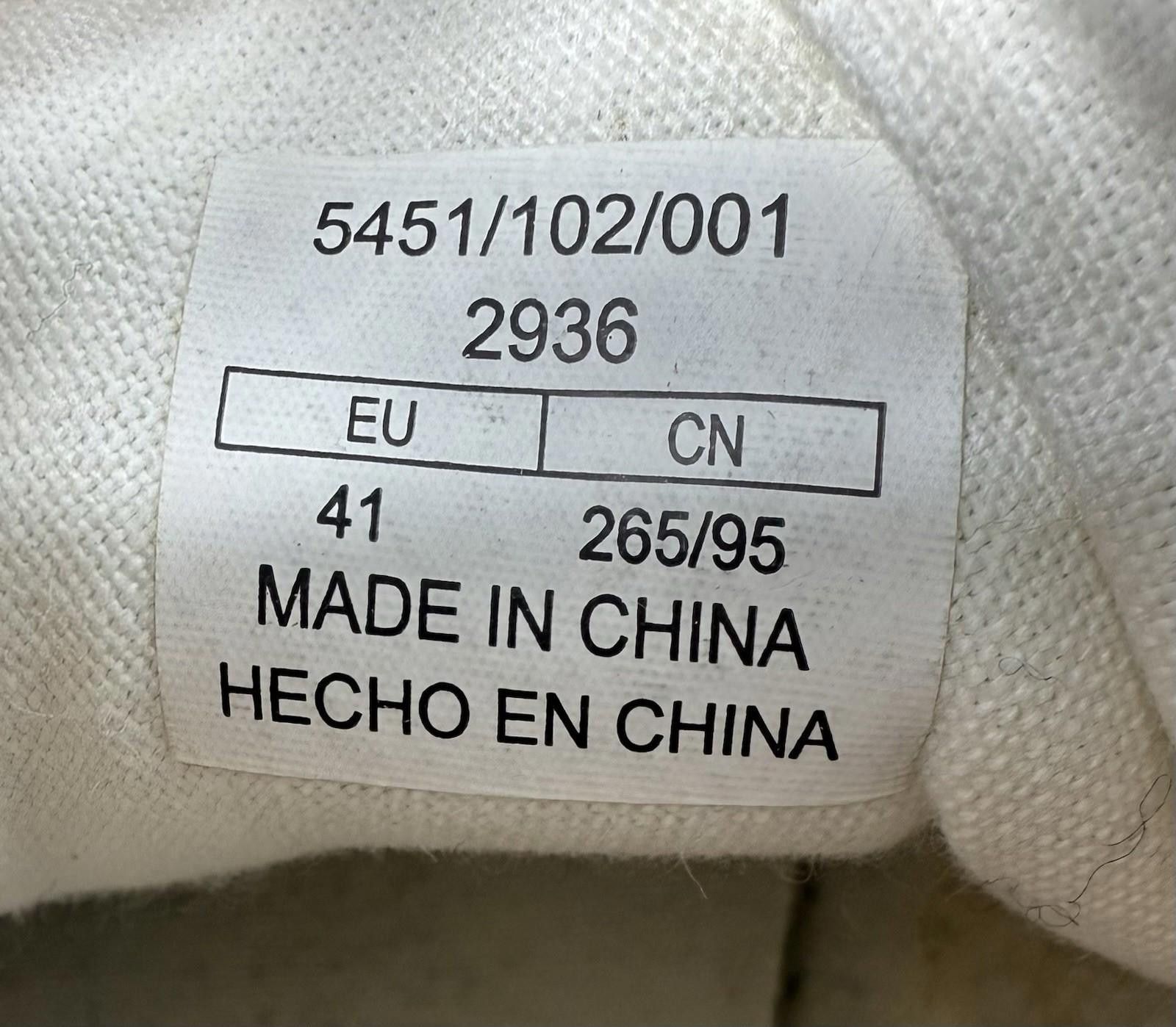 Designer Mens ZARA MAN White Leather Sneakers Shoes Sz 7.5 EU41 Size US 7.5 / EU 40-41 - 8 Thumbnail