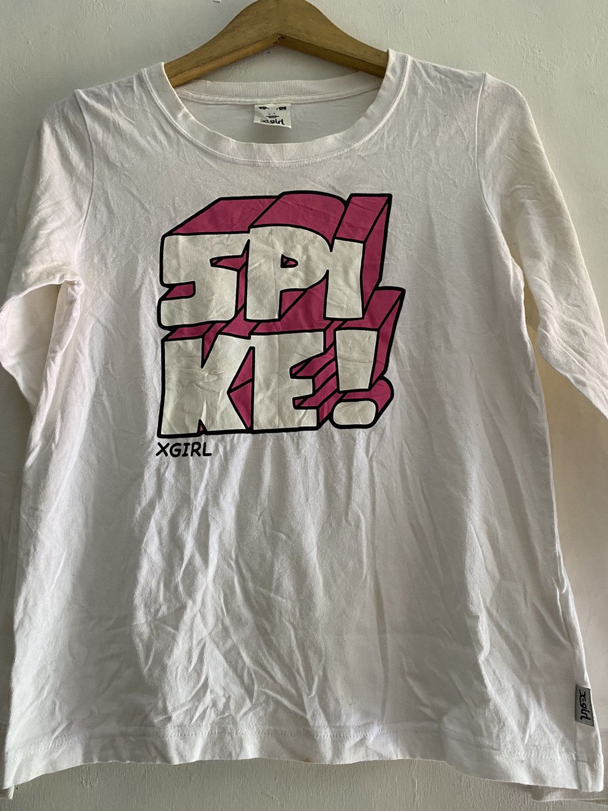 20471120 × Hysteric Glamour × Japanese Brand 2000s X-Girl Spike! Longsleeve tshirt Size US M / EU 48-50 / 2 - 3 Thumbnail