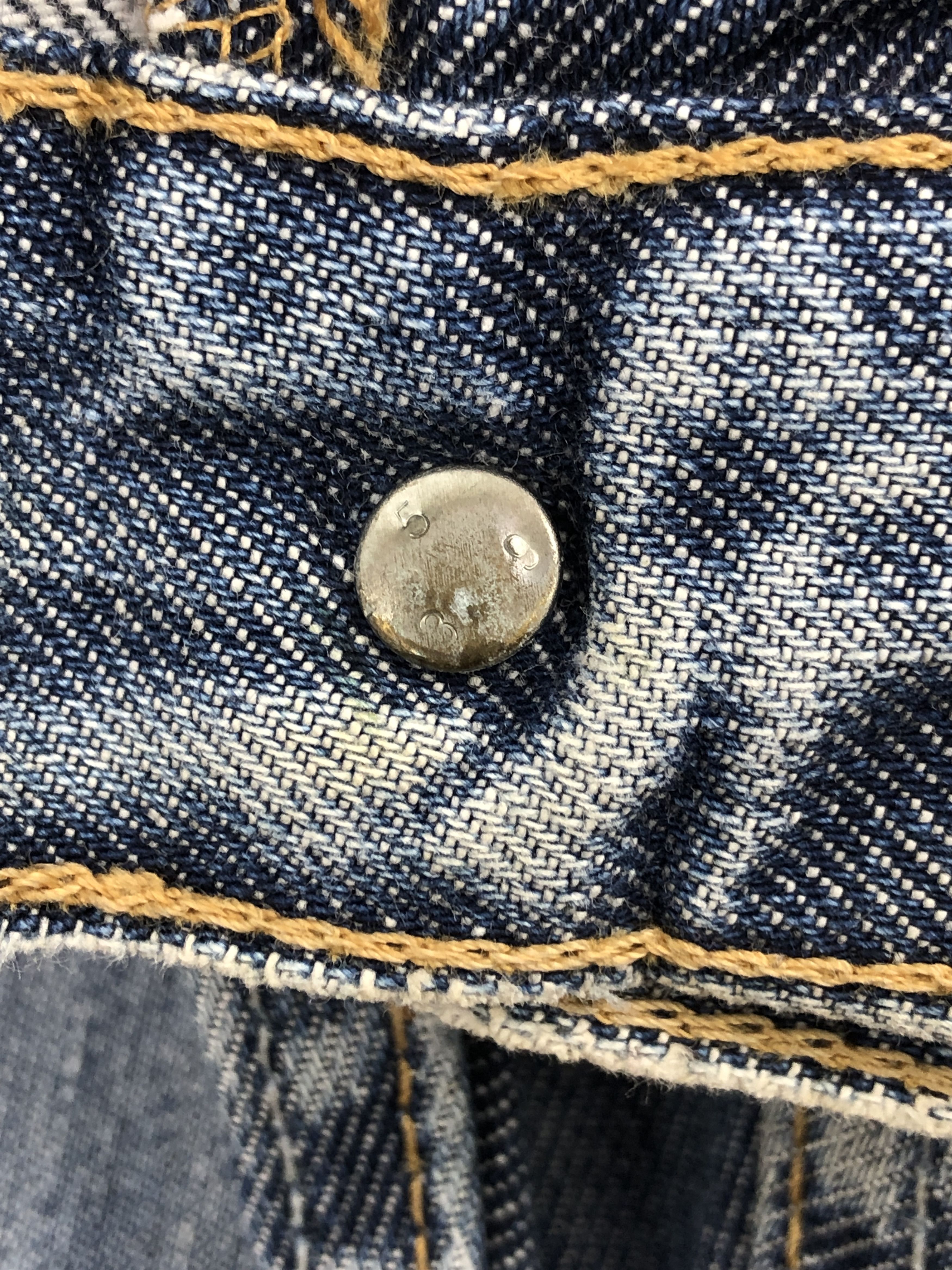 Levi's Vintage Levis 505 Faded Blue Jeans DP2296 Size US 27 - 12 Thumbnail