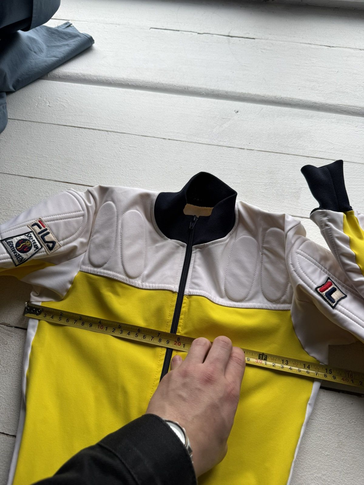 Fila × Vintage Vintage 90s FILA Ski Team Liechtenstein Racing Suit Size US XS / EU 42 / 0 - 18 Thumbnail