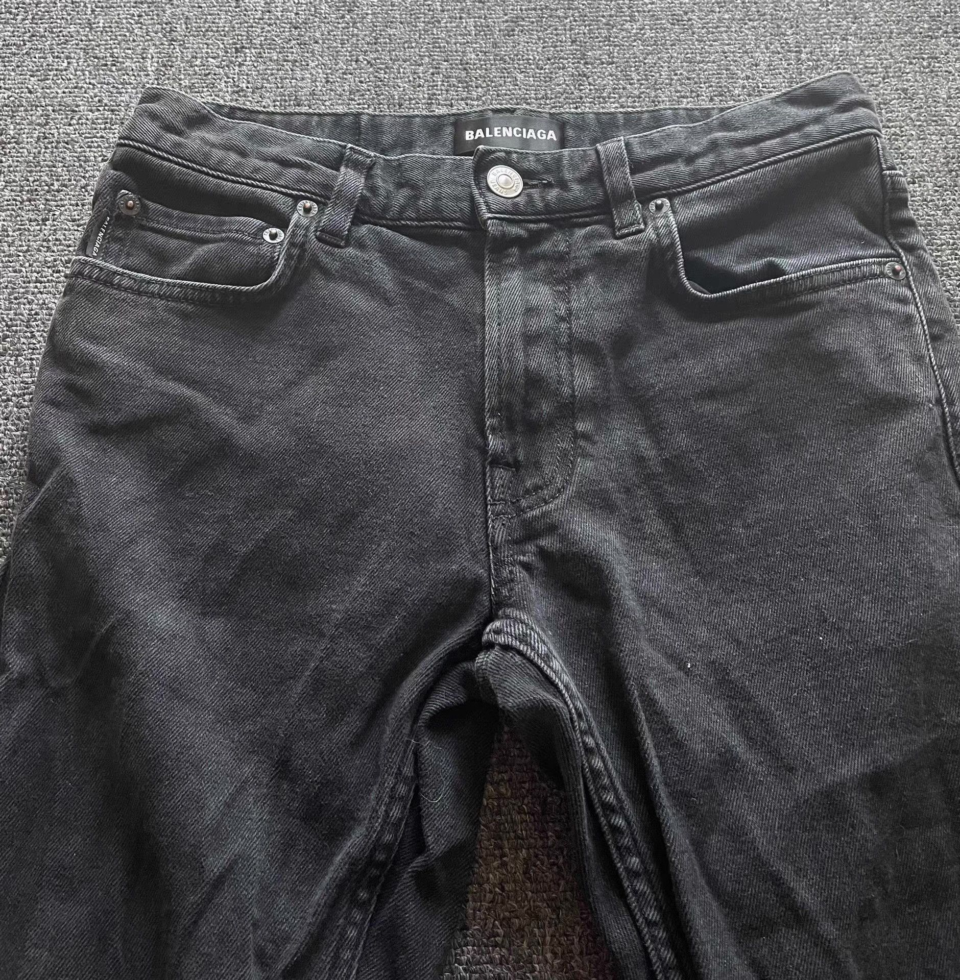 Balenciaga Balenciaga black slim fit vintage jeans Q4 Size US 32 / EU 48 - 2 Thumbnail
