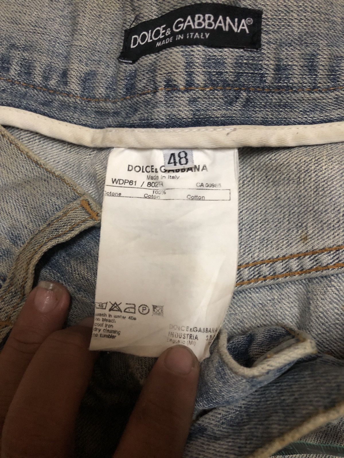 Dolce & Gabbana Dolce & Gabbana Distressed Denim Pants Size US 34 / EU 50 - 3 Thumbnail