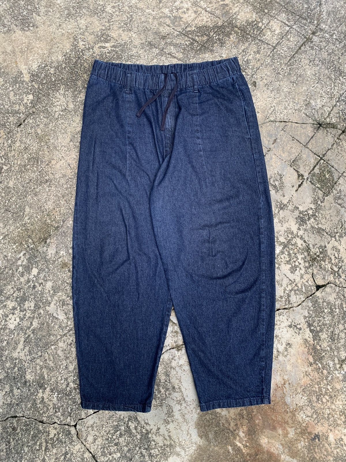 GU GU Japan Indigo Blue Jeans Relaxed Fit Baggy Balloon Pants Size US 36 / EU 52 - 1 Thumbnail