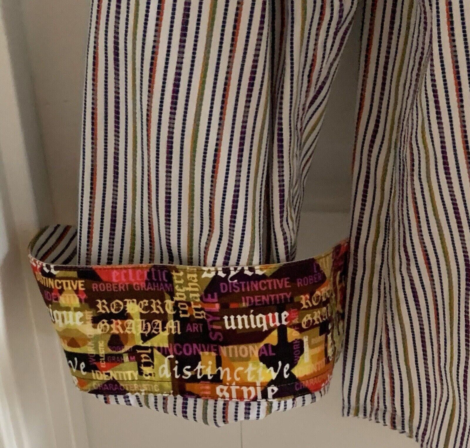 Robert Graham Robert Graham Sz L Shirt Long Sleeve Knowledge Wisdom Truth Size US XL / EU 56 / 4 - 3 Thumbnail