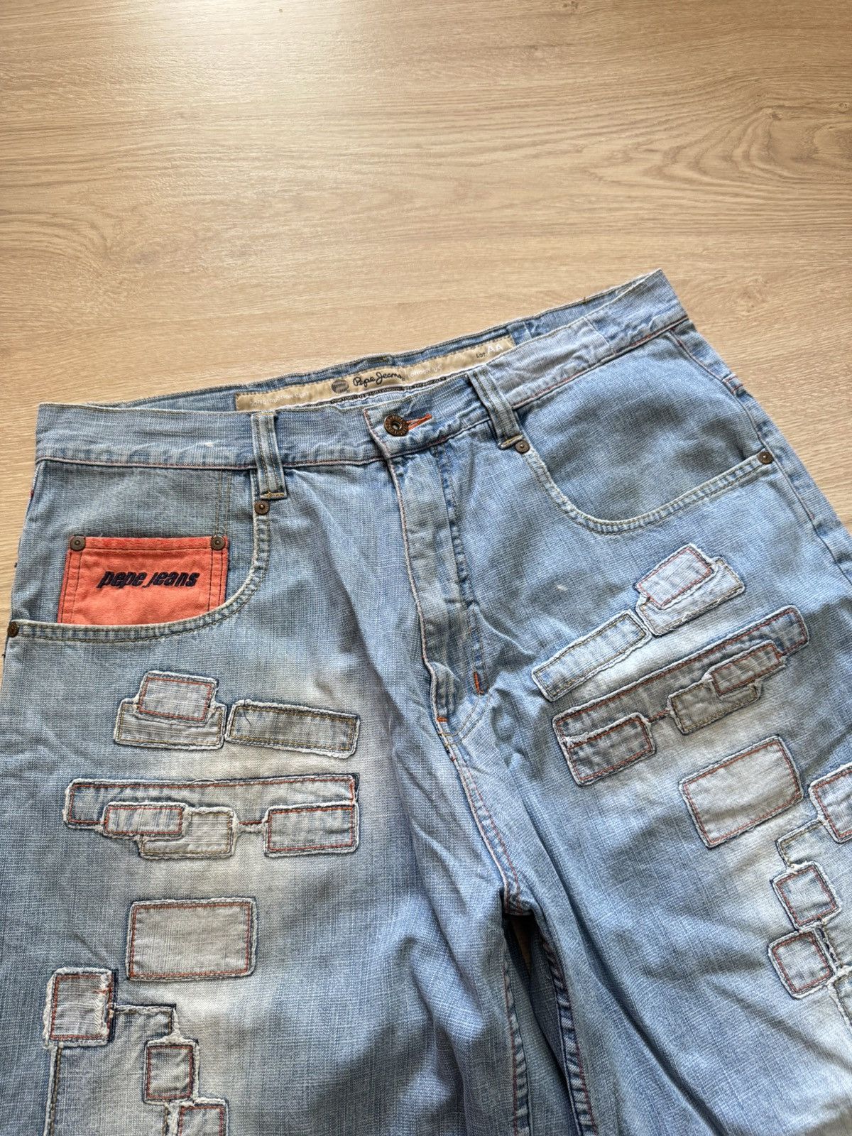 Pepe Jeans Vintage 00’s Pepe Jeans Baggy y2k Baggy denim Hip-Hop Shorts Size US 36 / EU 52 - 2 Thumbnail
