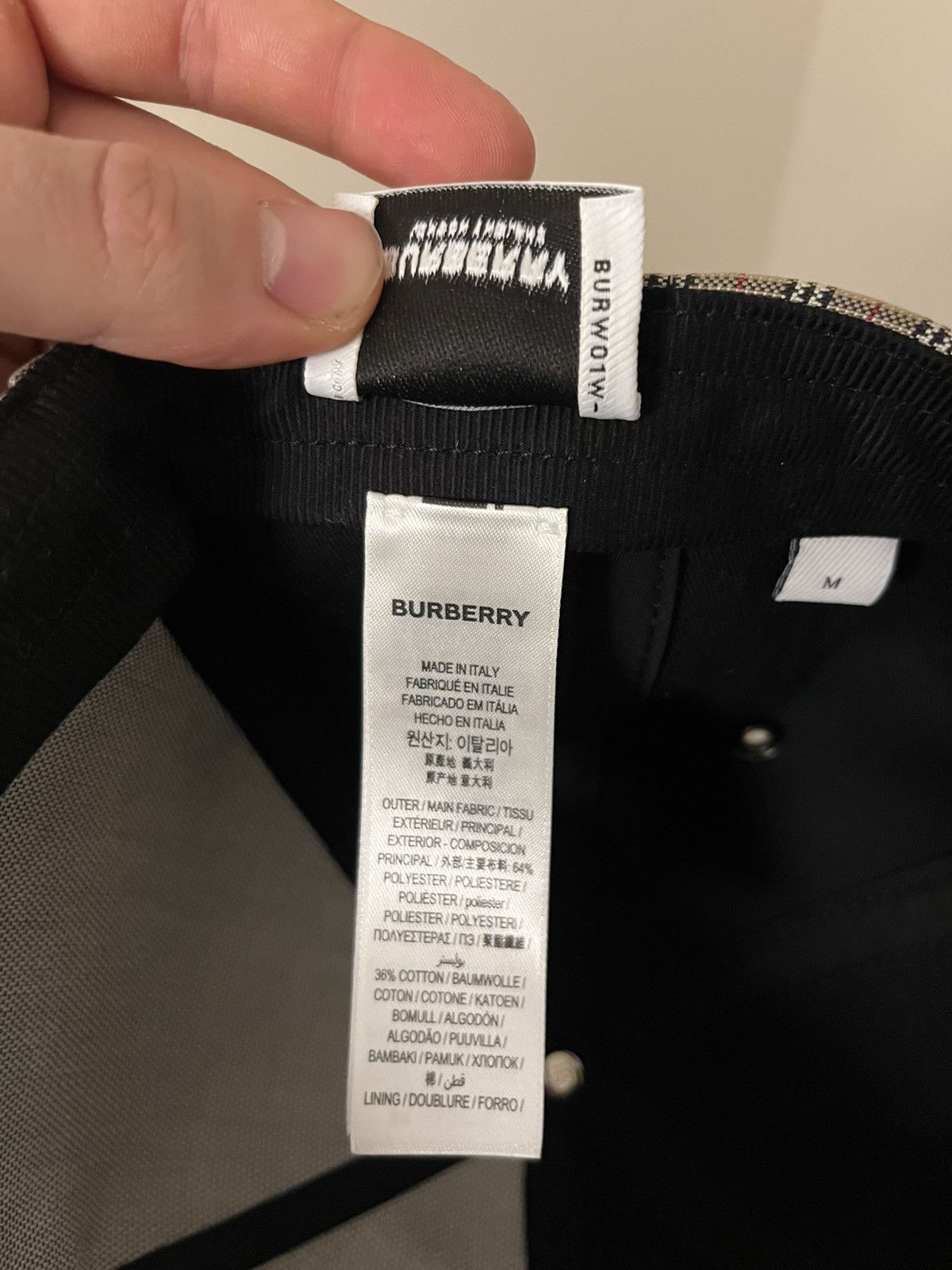 Burberry Burberry beige nova check baseball cap Size ONE SIZE - 6 Thumbnail