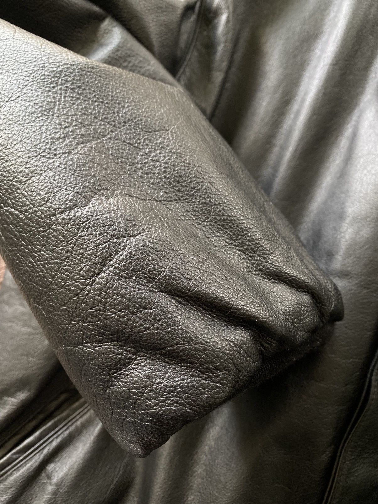 JH Design Vintage Gulfstream Leather Flight Jacket Made in USA Size US XL / EU 56 / 4 - 6 Thumbnail