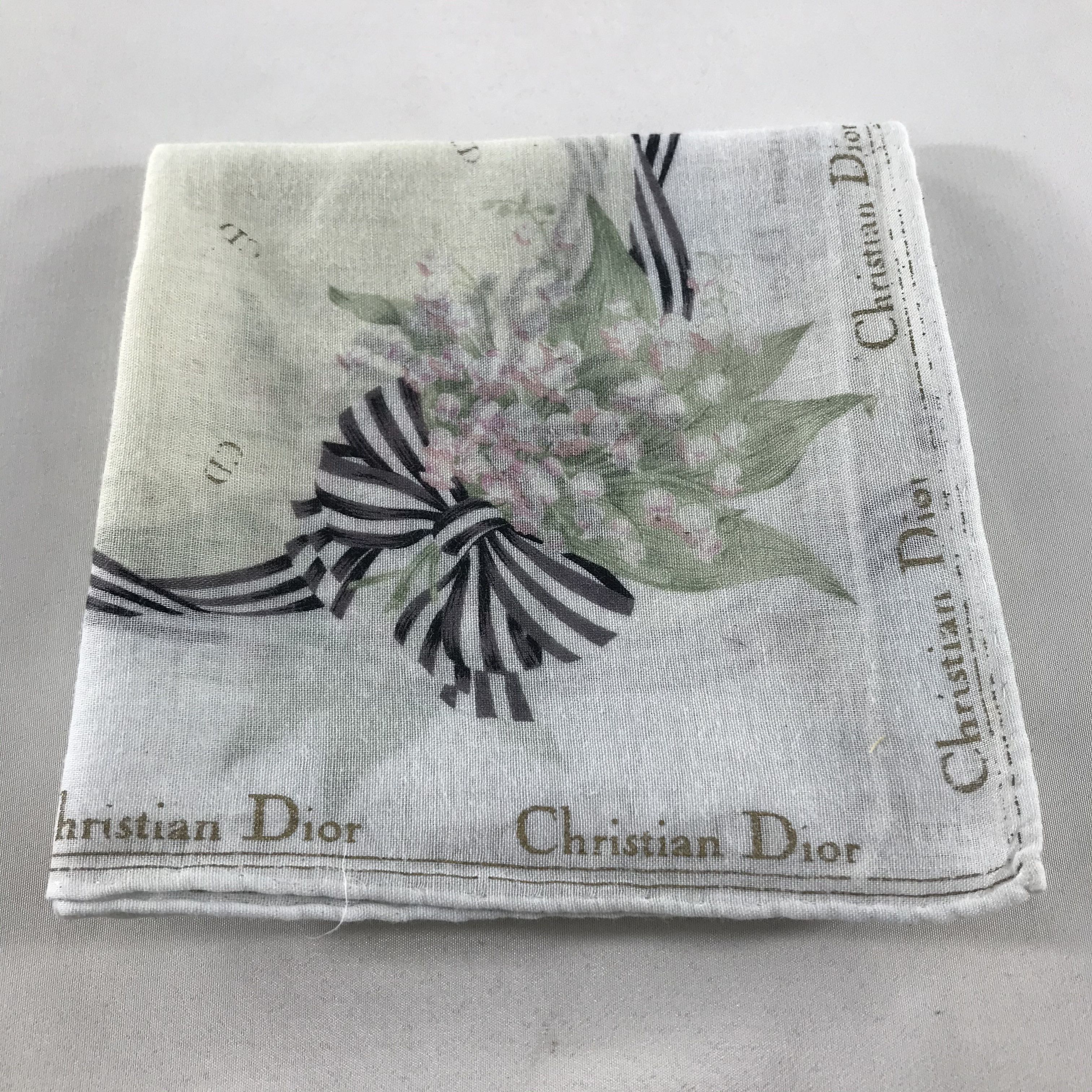Christian Dior Monsieur Christian Dior Handkerchief Neckerchief Bandana H38 Size ONE SIZE - 6 Thumbnail