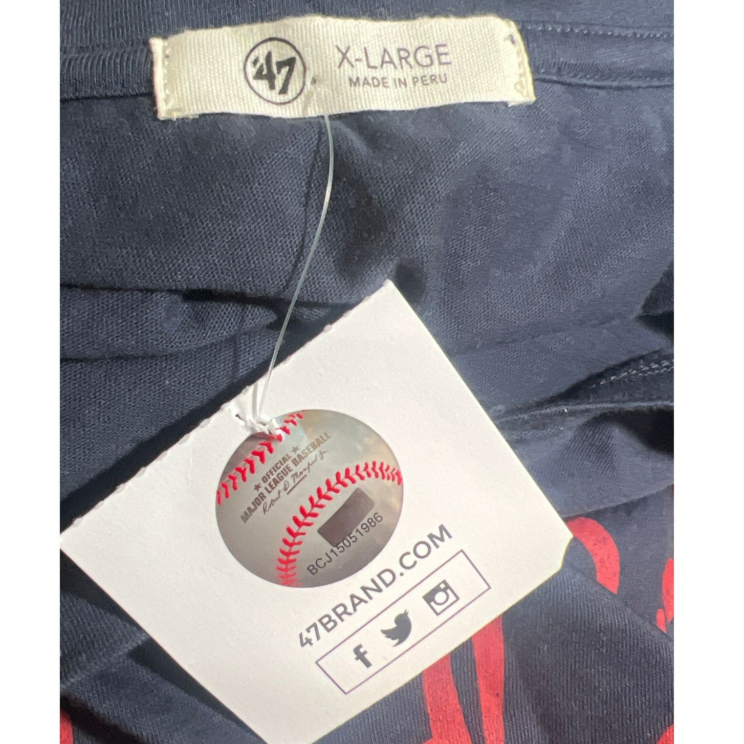 47 Brand NWT 47 Brand Boston Red Sox V-Neck Tshirt XL Size XL / US 12-14 / IT 48-50 - 3 Thumbnail