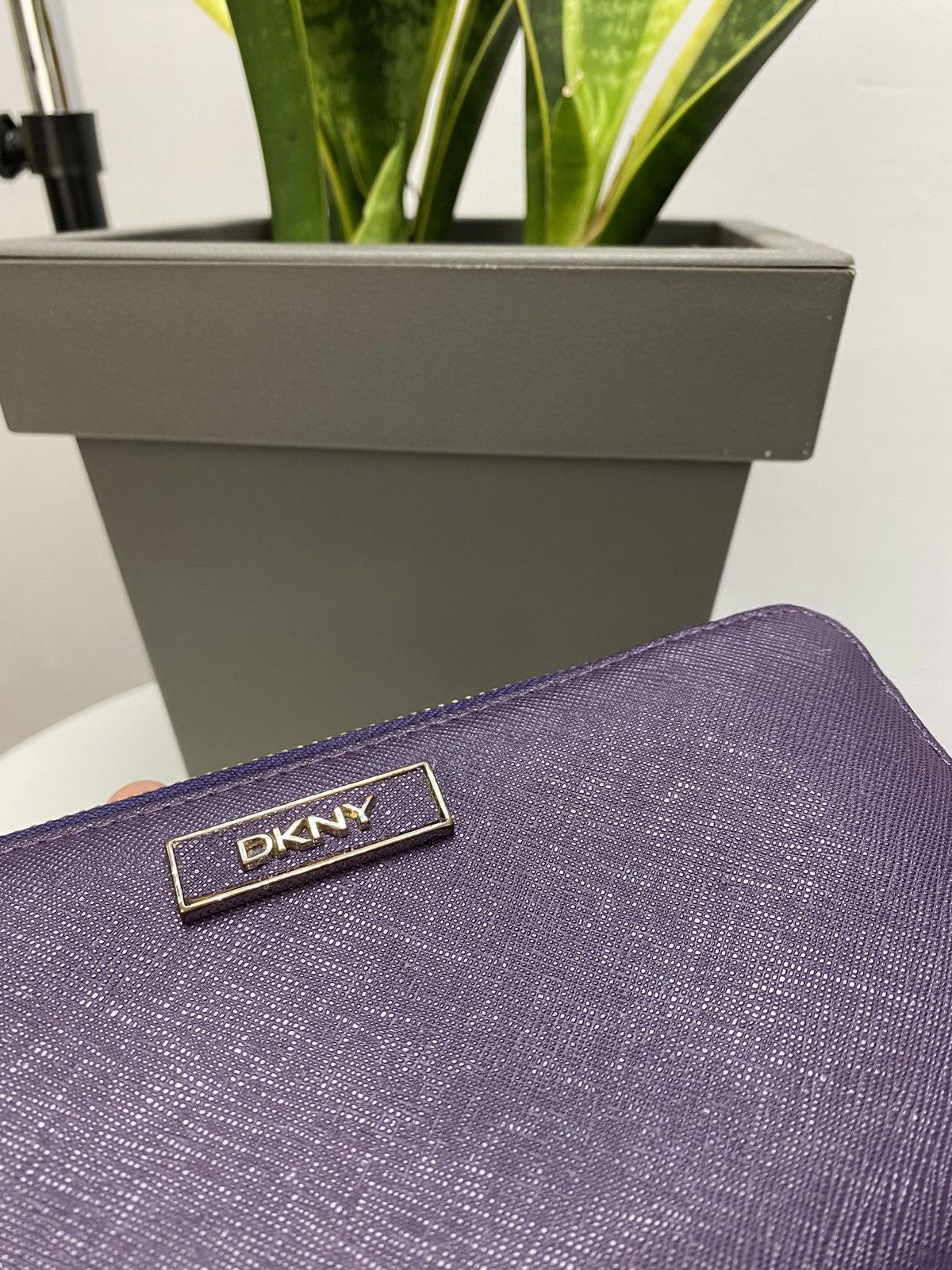 DKNY DKNY Women Purple Wallet Size ONE SIZE - 8 Thumbnail