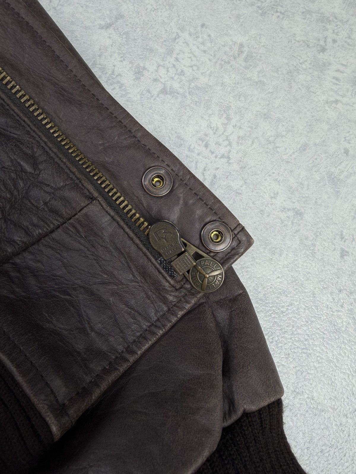 Genuine Leather Pall Mall Leather Bomber Jacket Brown Aviator Size L Size US L / EU 52-54 / 3 - 8 Thumbnail