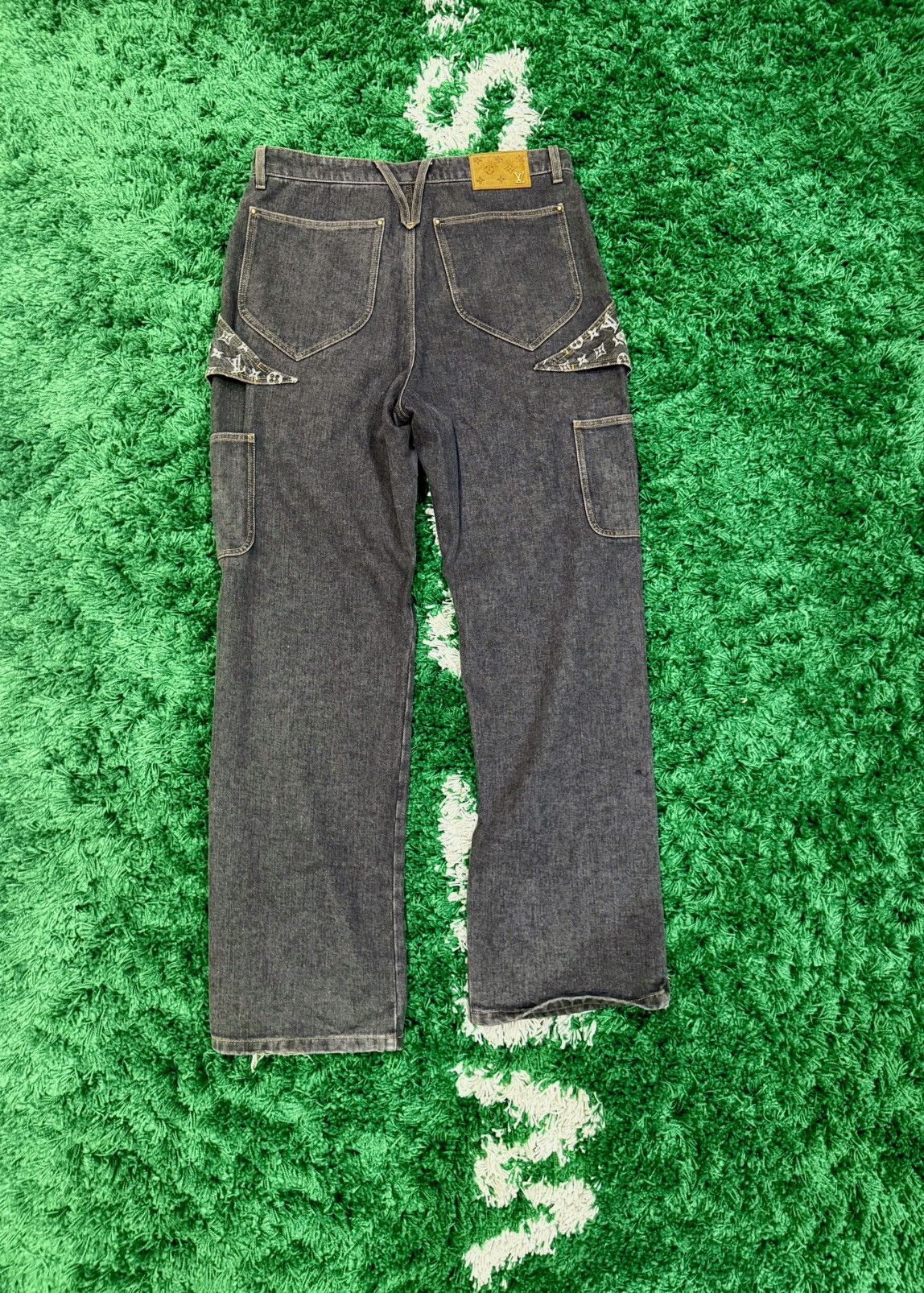 Louis Vuitton Louis Vuitton Monogram Flower Denim Pants Size US 32 / EU 48 - 2 Thumbnail