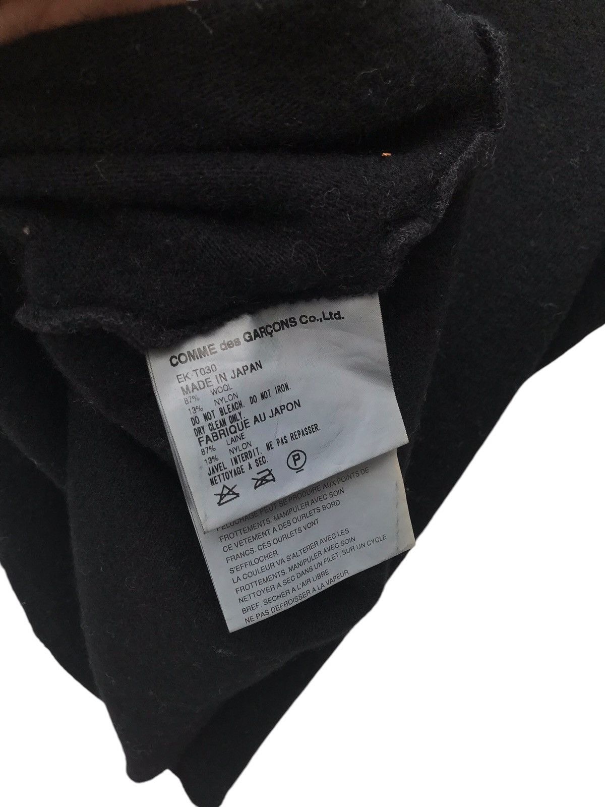 Comme des Garcons Comme des Garçons Women Mix Wool Cdg Longsleeve Shirt Size S / US 4 / IT 40 - 9 Thumbnail