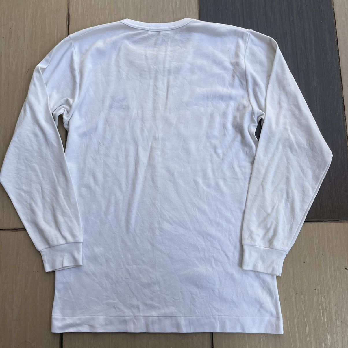 Adidas × Vintage Vintage 70s soccer white long sleeves t-shirt Size US M / EU 48-50 / 2 - 6 Thumbnail