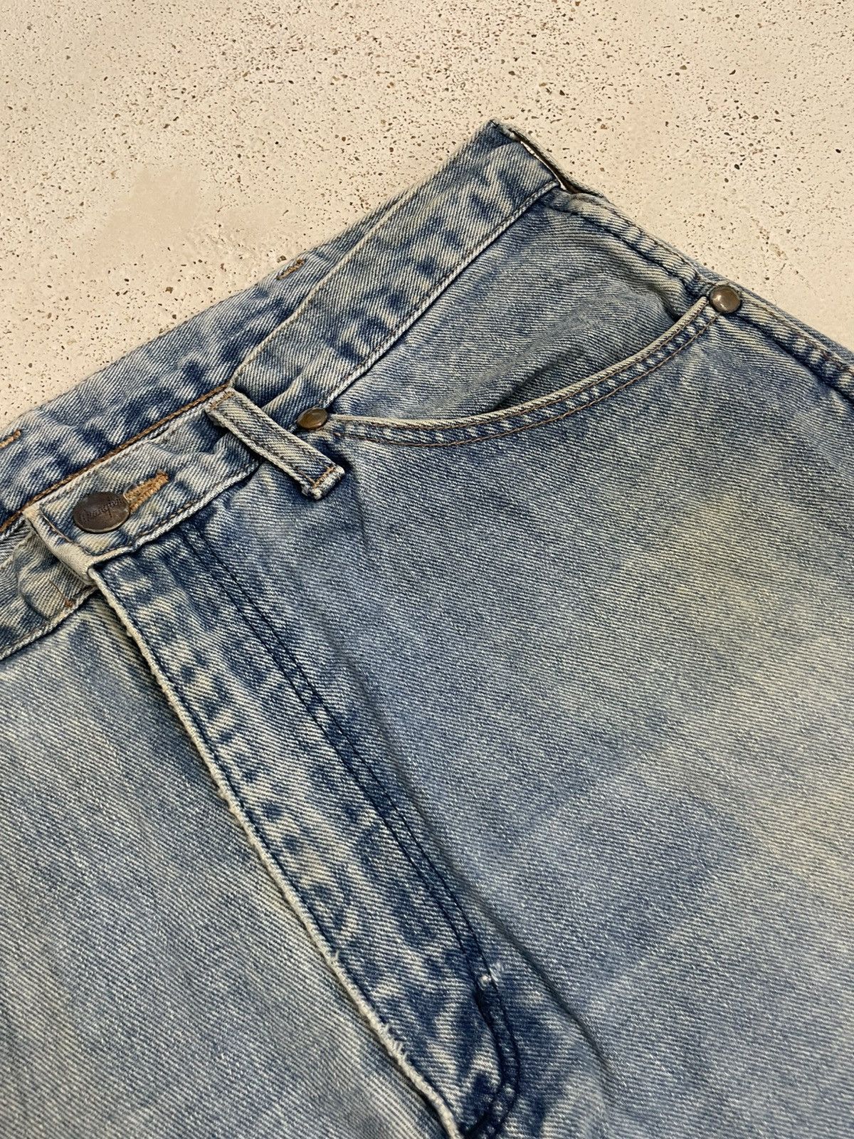 Wrangler Defect Rare Vintage Wrangler Scovill Button Japan Size US 34 / EU 50 - 10 Thumbnail