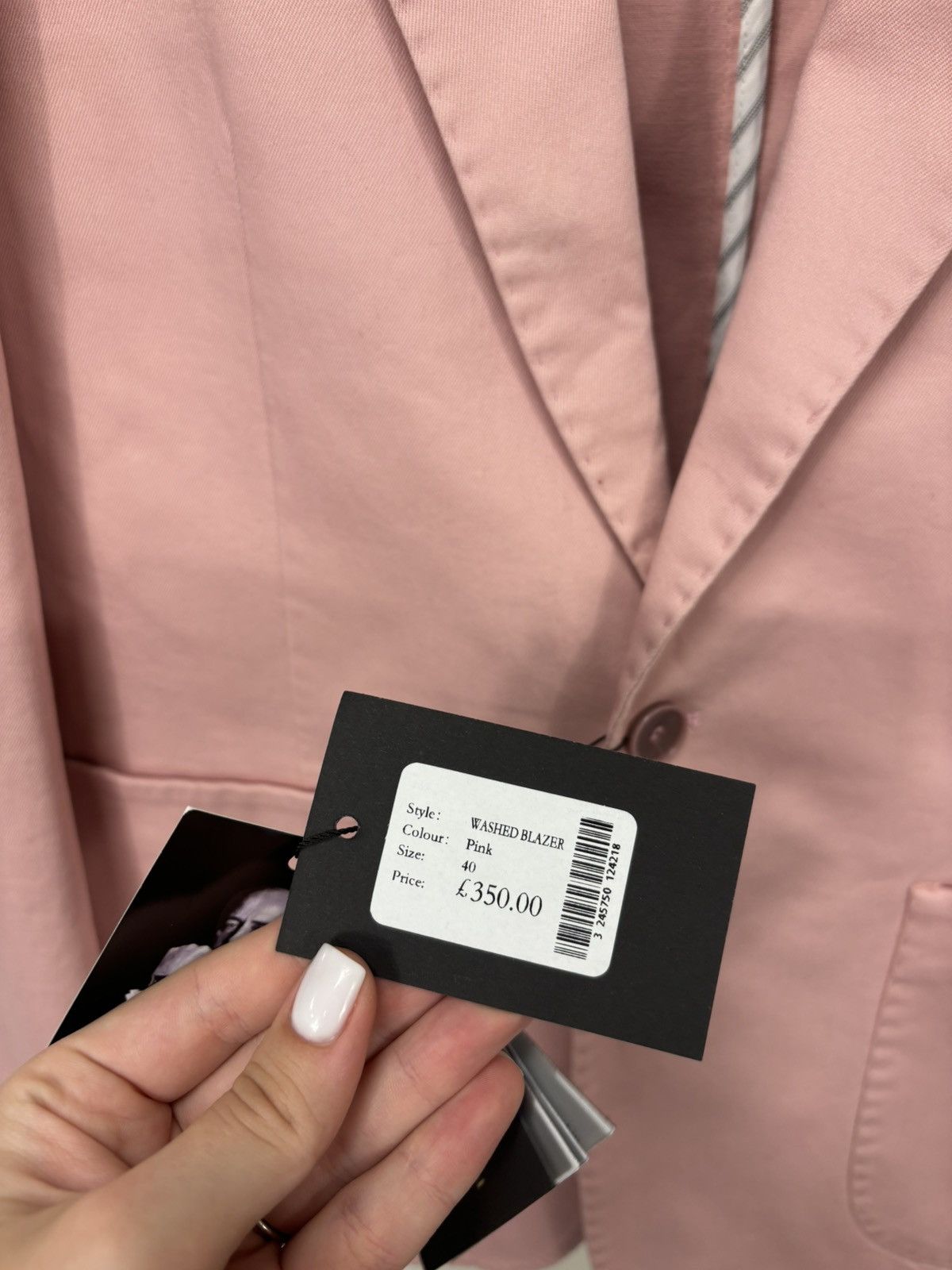 Douglas Hayward Douglas Hayward Men’s Pink Smart Casual Cotton Blazer Jacket Size 40R - 14 Thumbnail