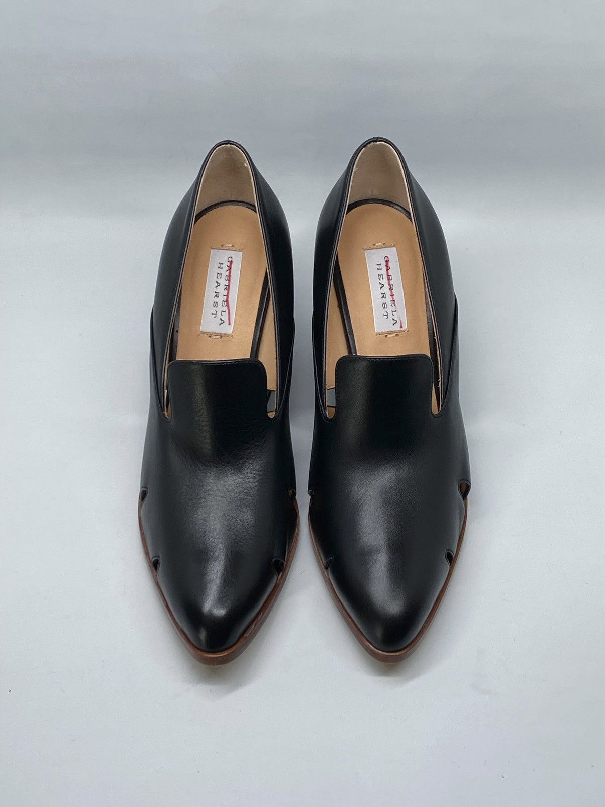 Gabriela Hearst Gabriela Hearst Eliza 80MM Leather Loafers size 39.5 Size US 9.5 / IT 39.5 - 3 Thumbnail