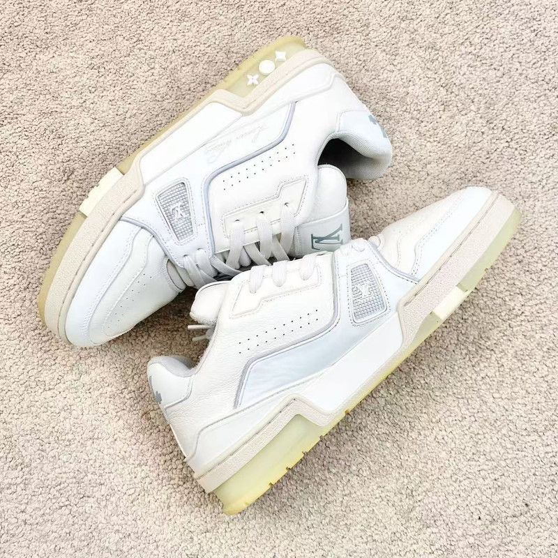 Louis Vuitton Louis Vuitton Trainer Low Top Fashion Sneakers -2508 Size US 7.5 / EU 40-41 - 3 Thumbnail
