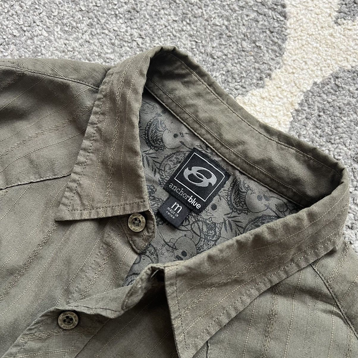 Anchor Blue × Vintage green anchor blue button up shirt Size US M / EU 48-50 / 2 - 2 Thumbnail