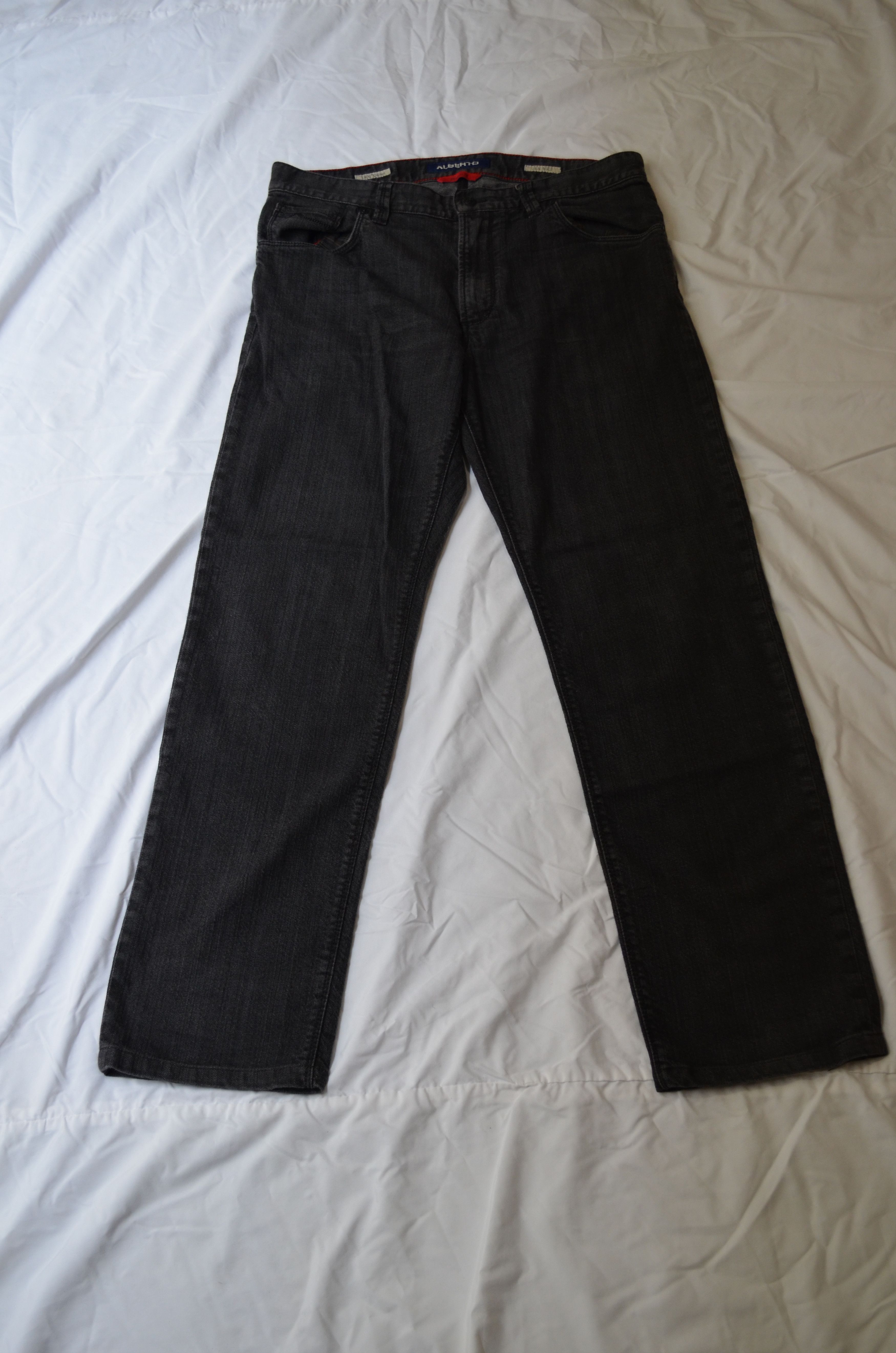 image of Alberto Stone T400 Denim Jeans Black, Men's (Size 35)