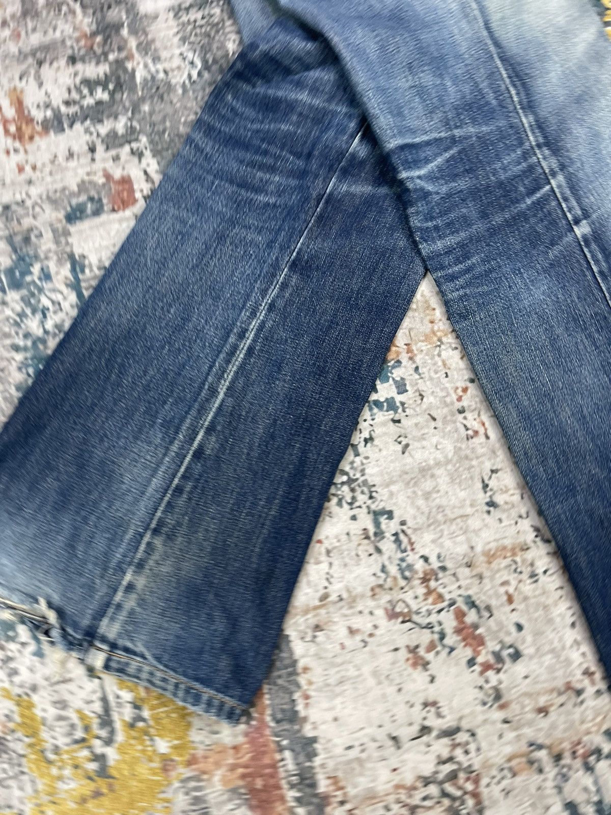 Wrangler Vtg 90s Wrangler Patch Pocket Boot Cut Flared Jeans Size 30" / US 8 / IT 44 - 17 Thumbnail