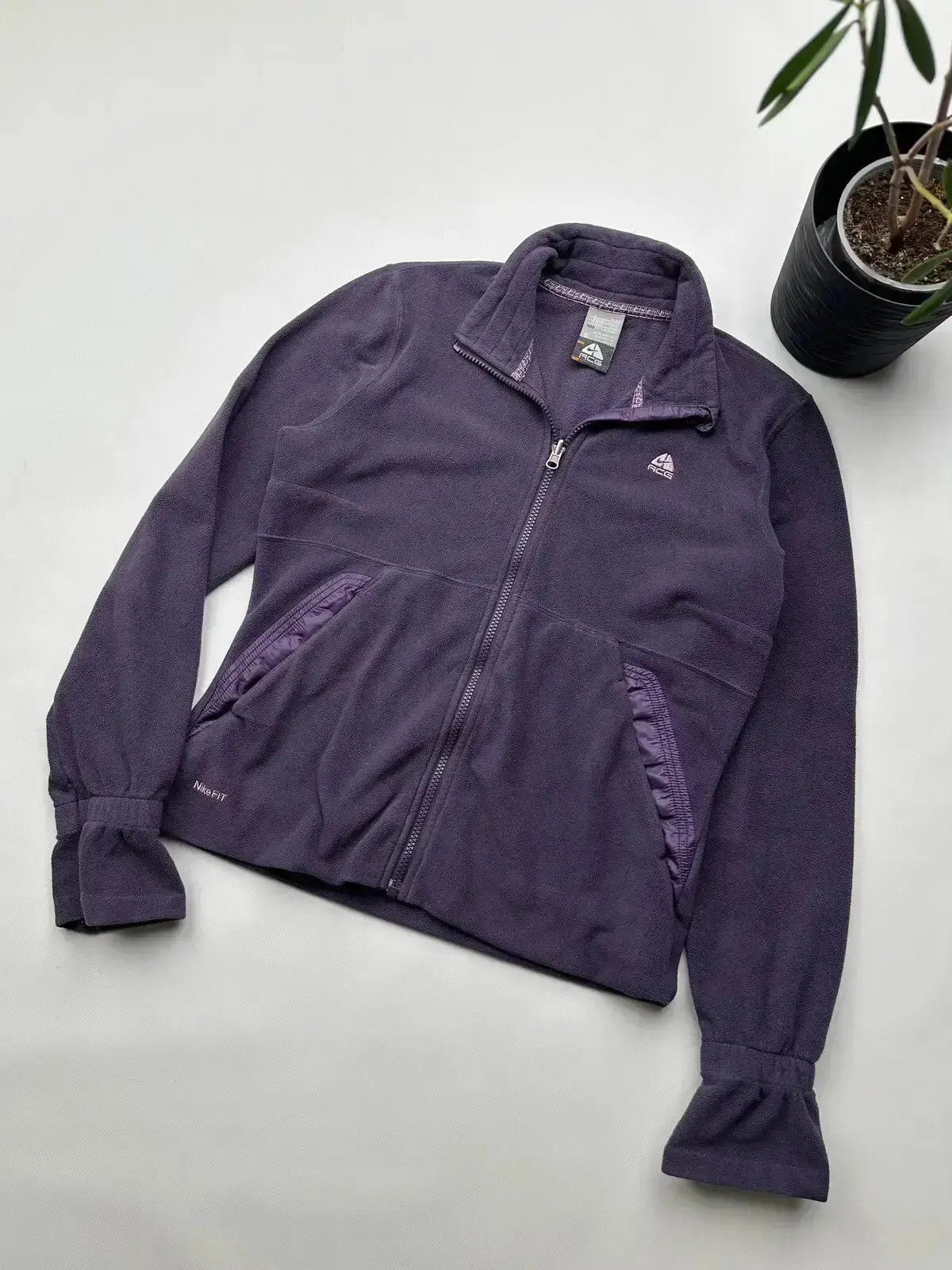 Nike ACG Nike ACG Vintage Fleece Track Top (557) Size S / US 4 / IT 40 - 1 Thumbnail