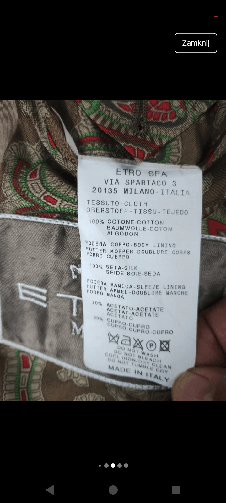 Etro Etro Milano jacket Size 52L - 13 Thumbnail
