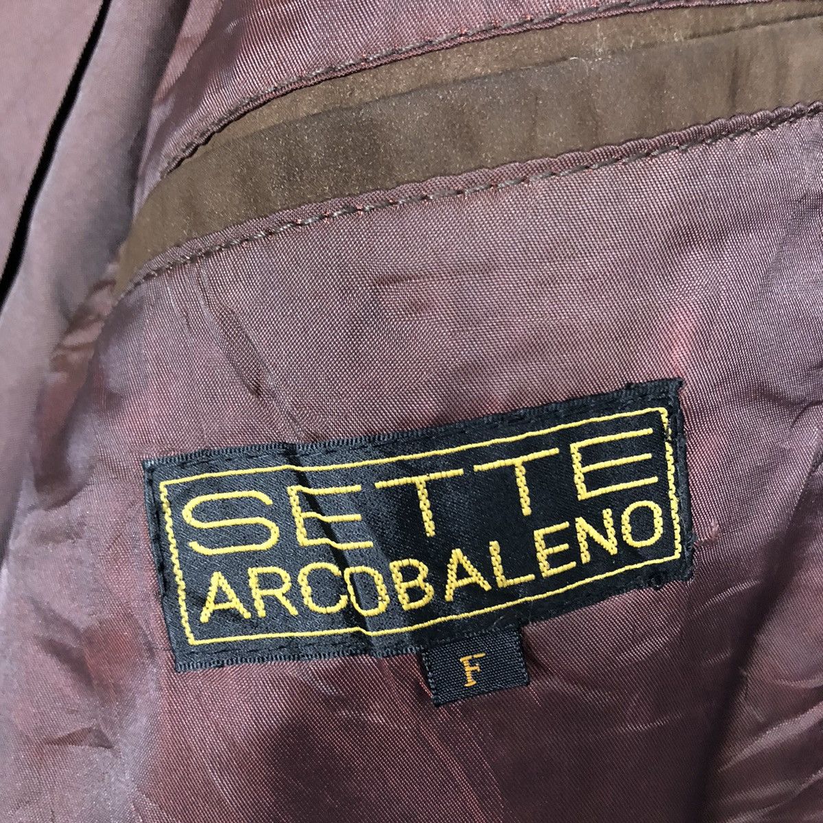 Japanese Brand 📌Vtg Genuine Leather Jacket Sette Arcobaleno Issey Miyake Size US M / EU 48-50 / 2 - 18 Thumbnail