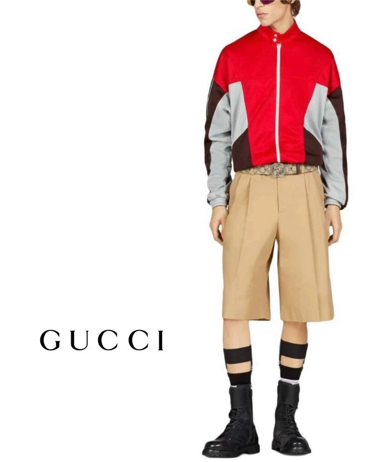 Gucci Gucci Zippered silhouette jacket Size US M / EU 48-50 / 2 - 9 Thumbnail