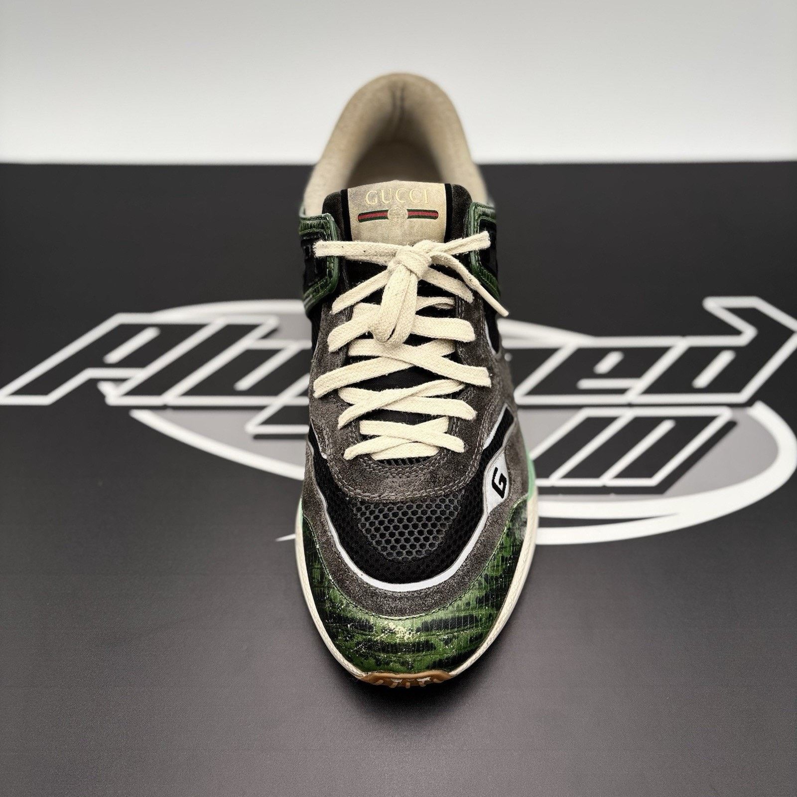 Gucci Gucci Ultrapace ' Green Tejus Printed ' | GOOD CONDITION! Size US 10.5 / EU 43-44 - 14 Thumbnail