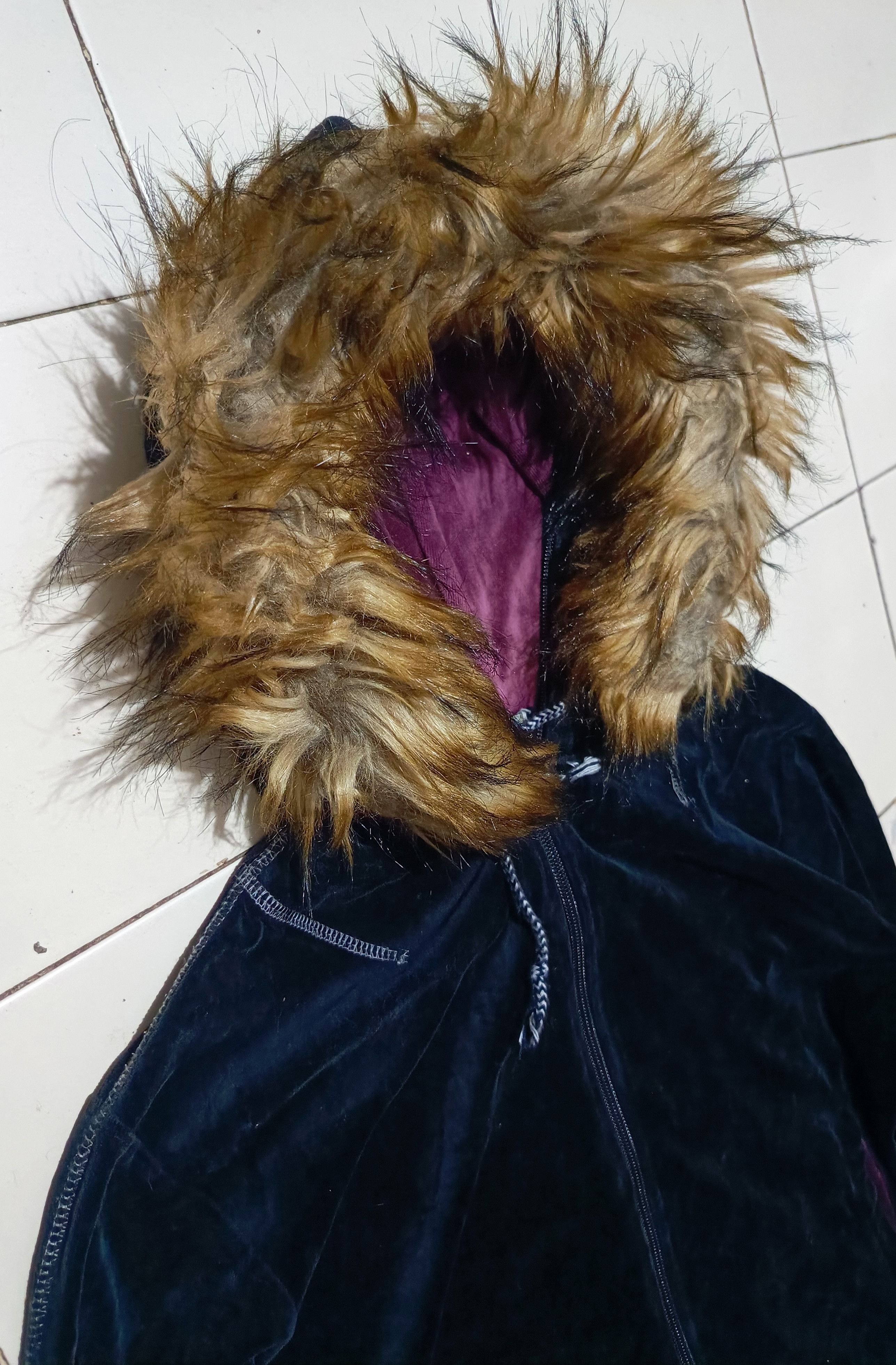 Takeo Kikuchi TAKEO KIKUCH Velour Fur Hoodie Lgb ifsix Styles Size US L / EU 52-54 / 3 - 4 Thumbnail