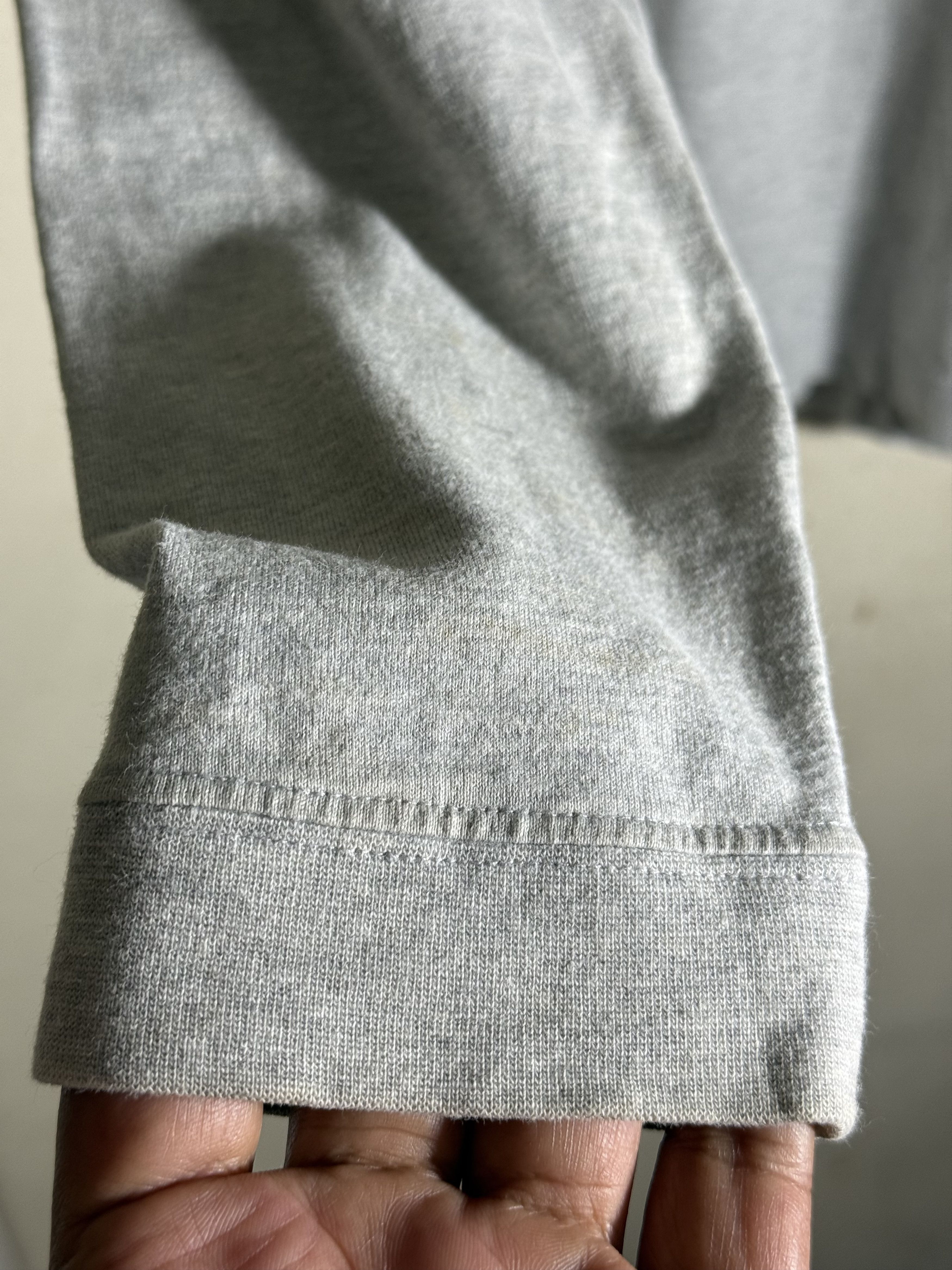 Champion Champion Japan C3-Q430 Long Sleeve Tee – Heather Grey Size US L / EU 52-54 / 3 - 3 Thumbnail