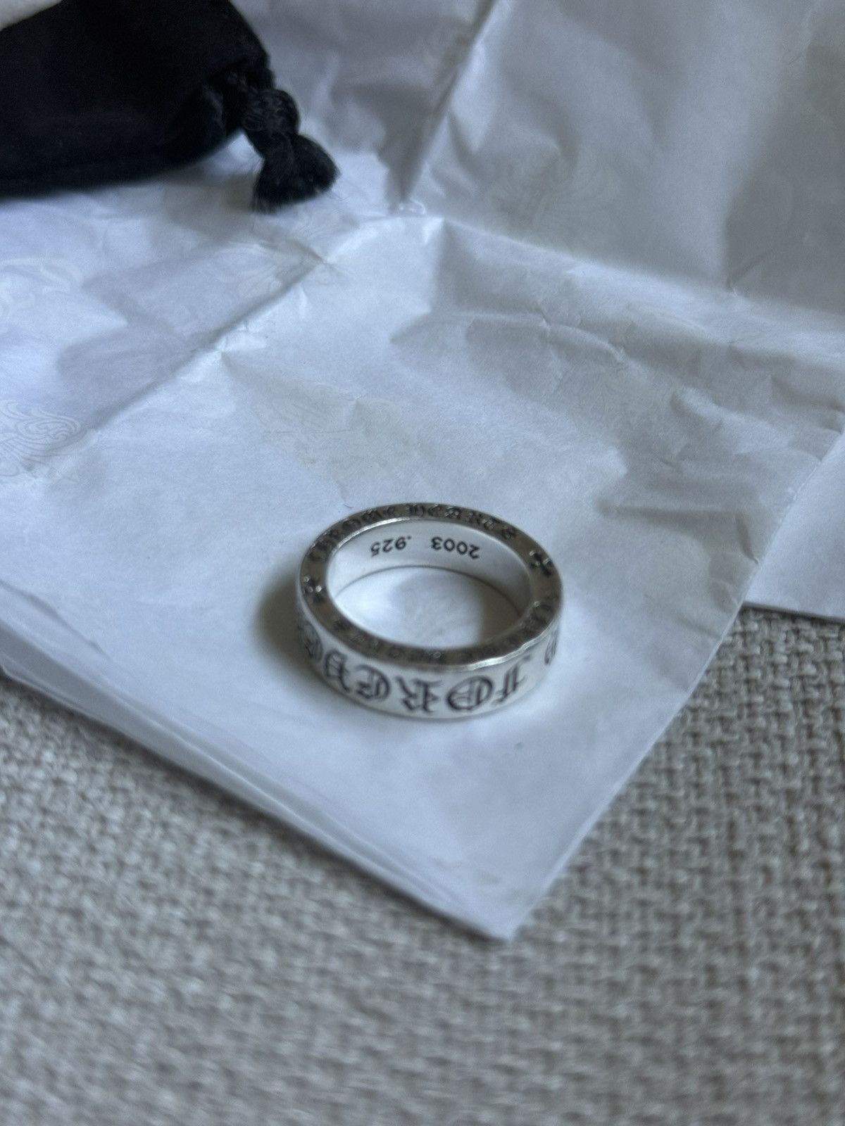 Chrome Hearts Chrome Hearts “Forever” spacer ring Size ONE SIZE - 6 Thumbnail