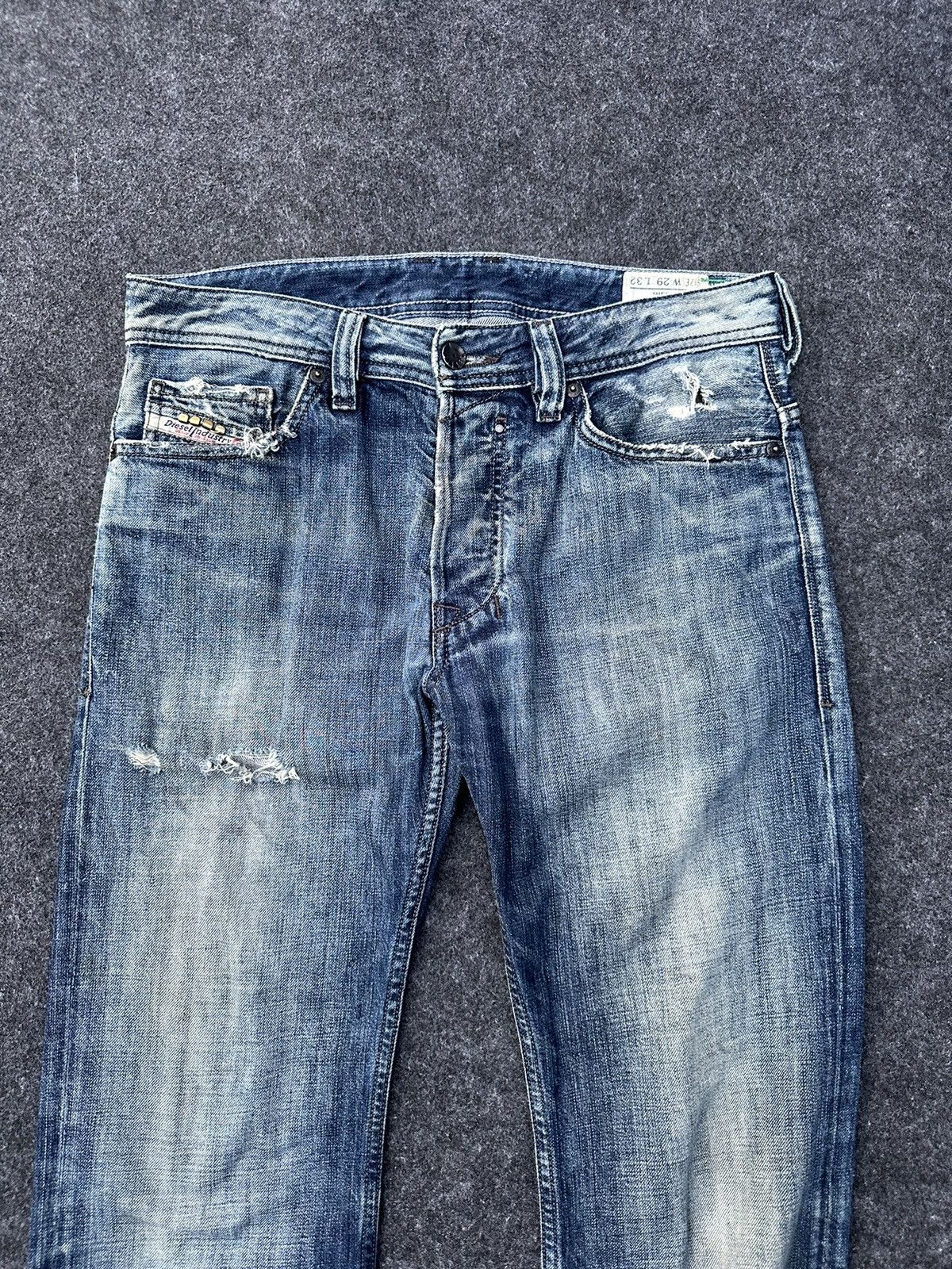 Diesel Vintage Diesel Italy Safado Distressed Denim 29x30 D6 Size US 29 - 2 Thumbnail