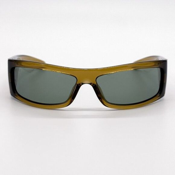 Gucci NEW GUCCI SUNGLASSES GG1492S 003 BROWN/GREEN UNISEX EYEWEAR Size ONE SIZE - 3 Thumbnail