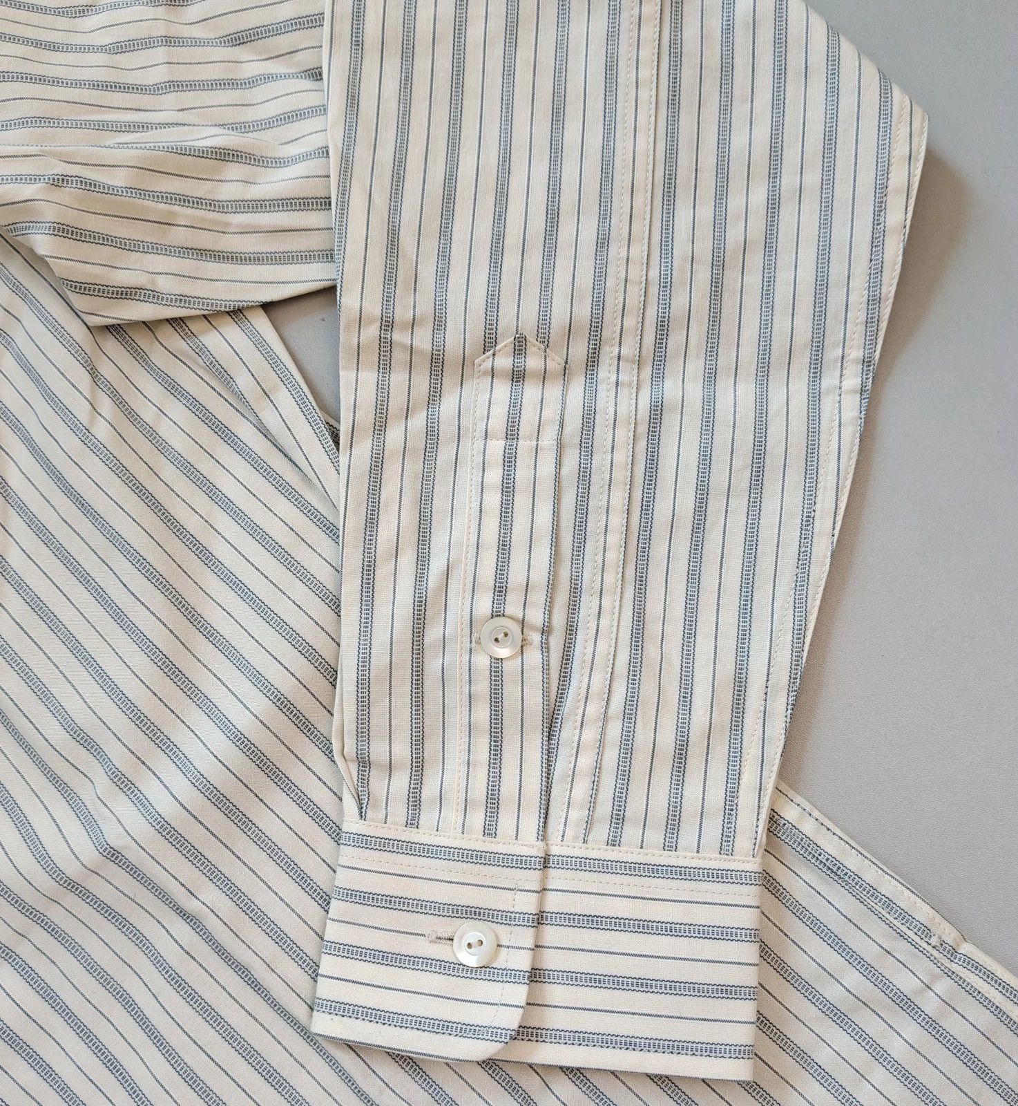 RRL Ralph Lauren Double RL Striped Dobby Shirt GLOBAL SHIPPING T 9102 Size US M / EU 48-50 / 2 - 7 Thumbnail