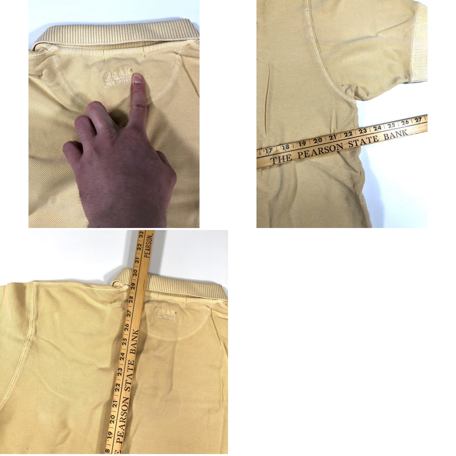 Vintage VINTAGE 90s The Rushes Baileys Harbor WI Polo Shirt Top L Large Gear Sports Men Beige Shirt 90s Sports Polo Size US L / EU 52-54 / 3 - 8 Thumbnail