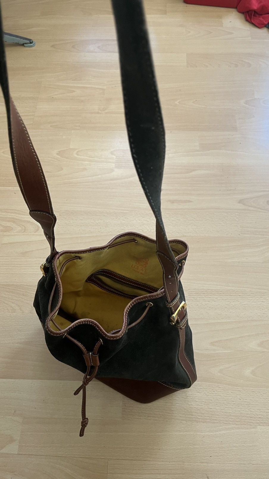 Loewe Loewe authentic Designer Leather Bucket Bag Size ONE SIZE - 3 Thumbnail