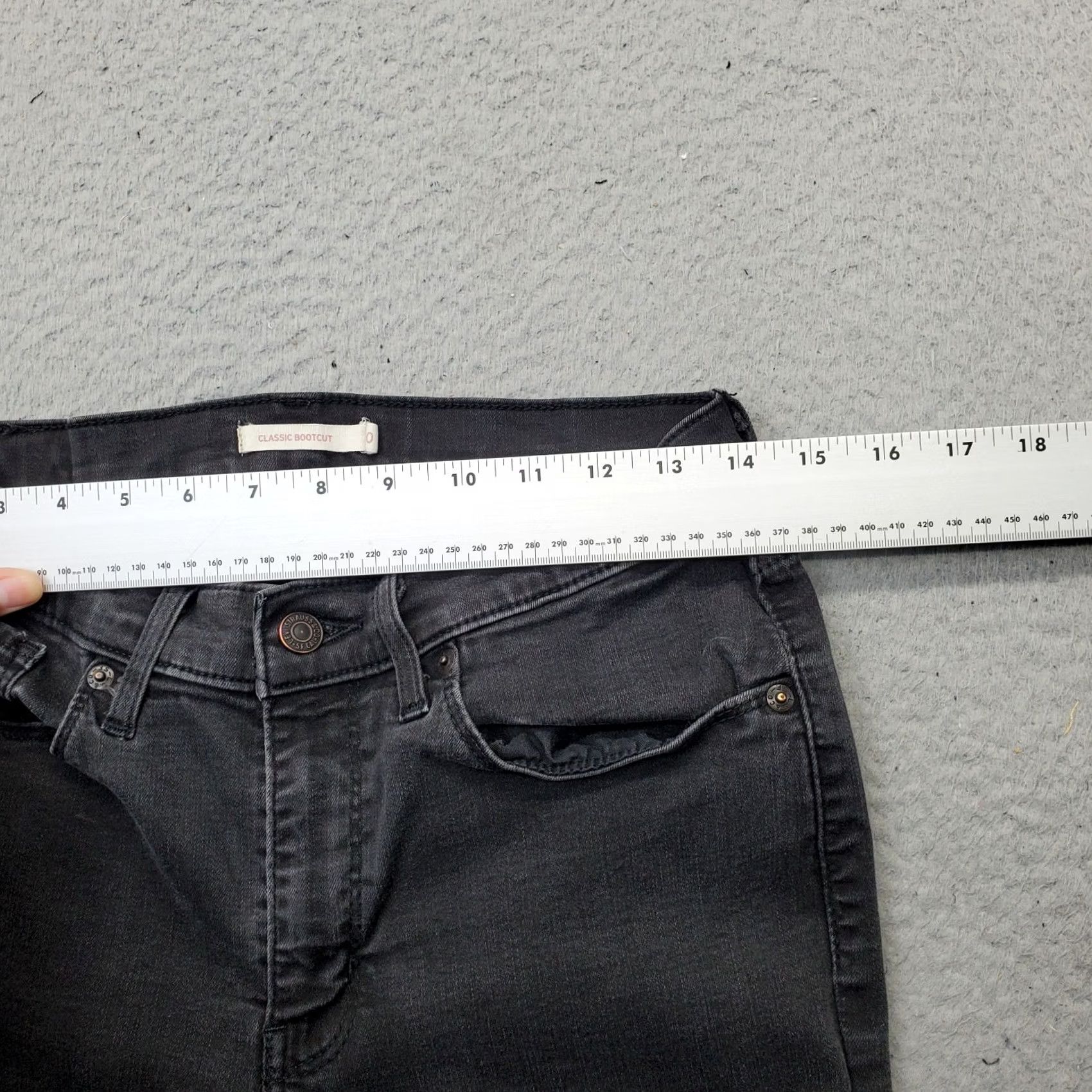 Levi's Levi's Womens Jeans Bootcut 5-Pocket Black Denim Size 30 Size 30" / US 8 / IT 44 - 5 Thumbnail