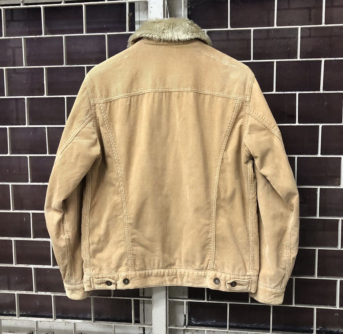 Uniqlo Vintage Uniqlo Corduroy Trucker Jacket Size US L / EU 52-54 / 3 - 2 Thumbnail