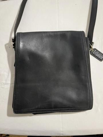 Coach Coach Black Leather Crossbody Bag Size ONE SIZE - 7 Thumbnail