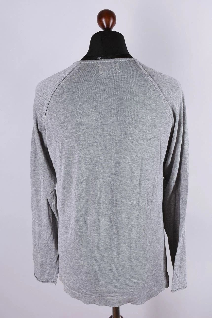 Nudie Jeans Nudie Jeans Co Grey Long Sleeve Fine Knit Cotton Sweater Size US M / EU 48-50 / 2 - 3 Thumbnail