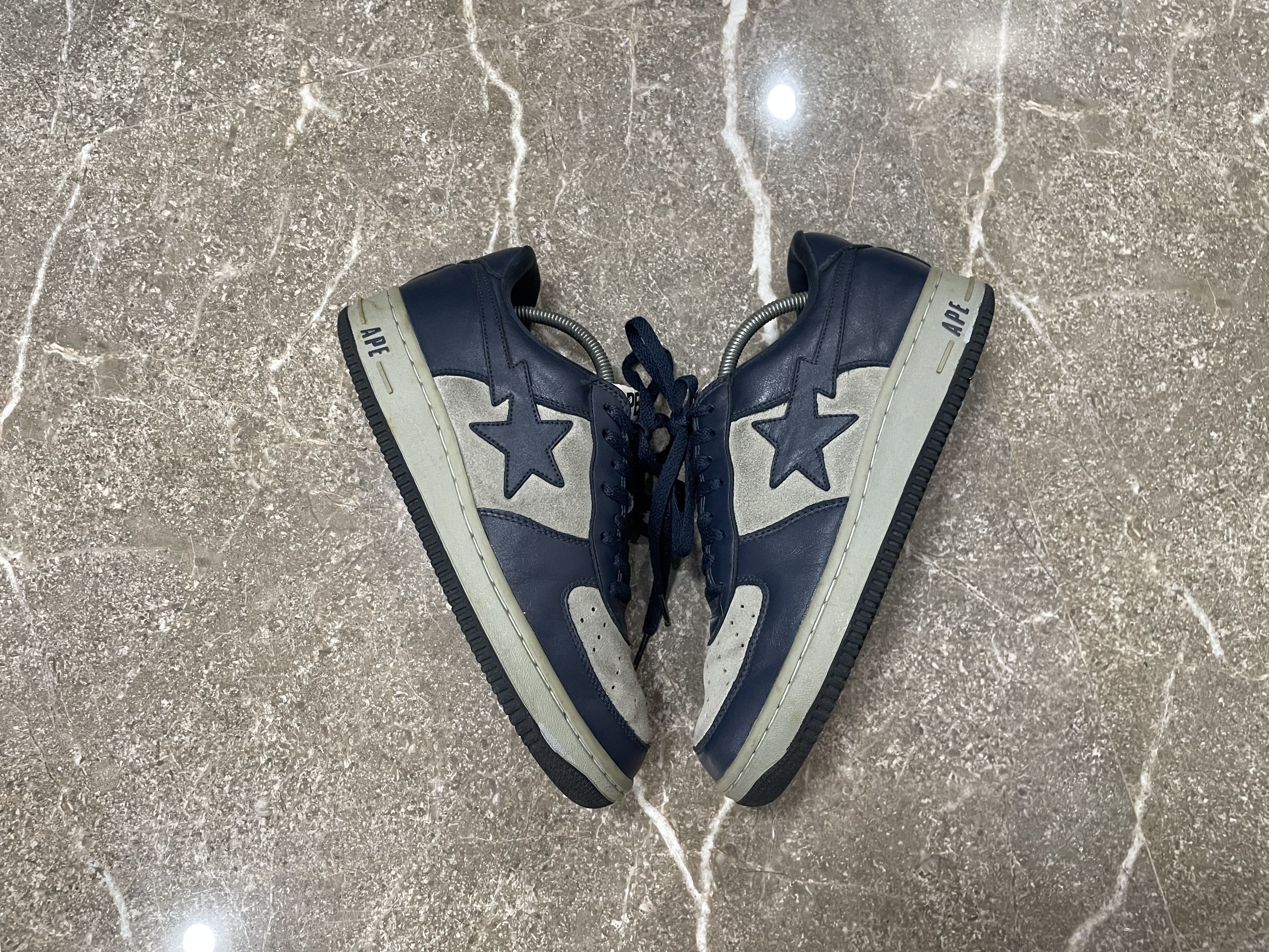Bape Bapesta FS-001 Low 'Dark Blue Grey' Size US 9.5 / EU 42-43 - 2 Thumbnail