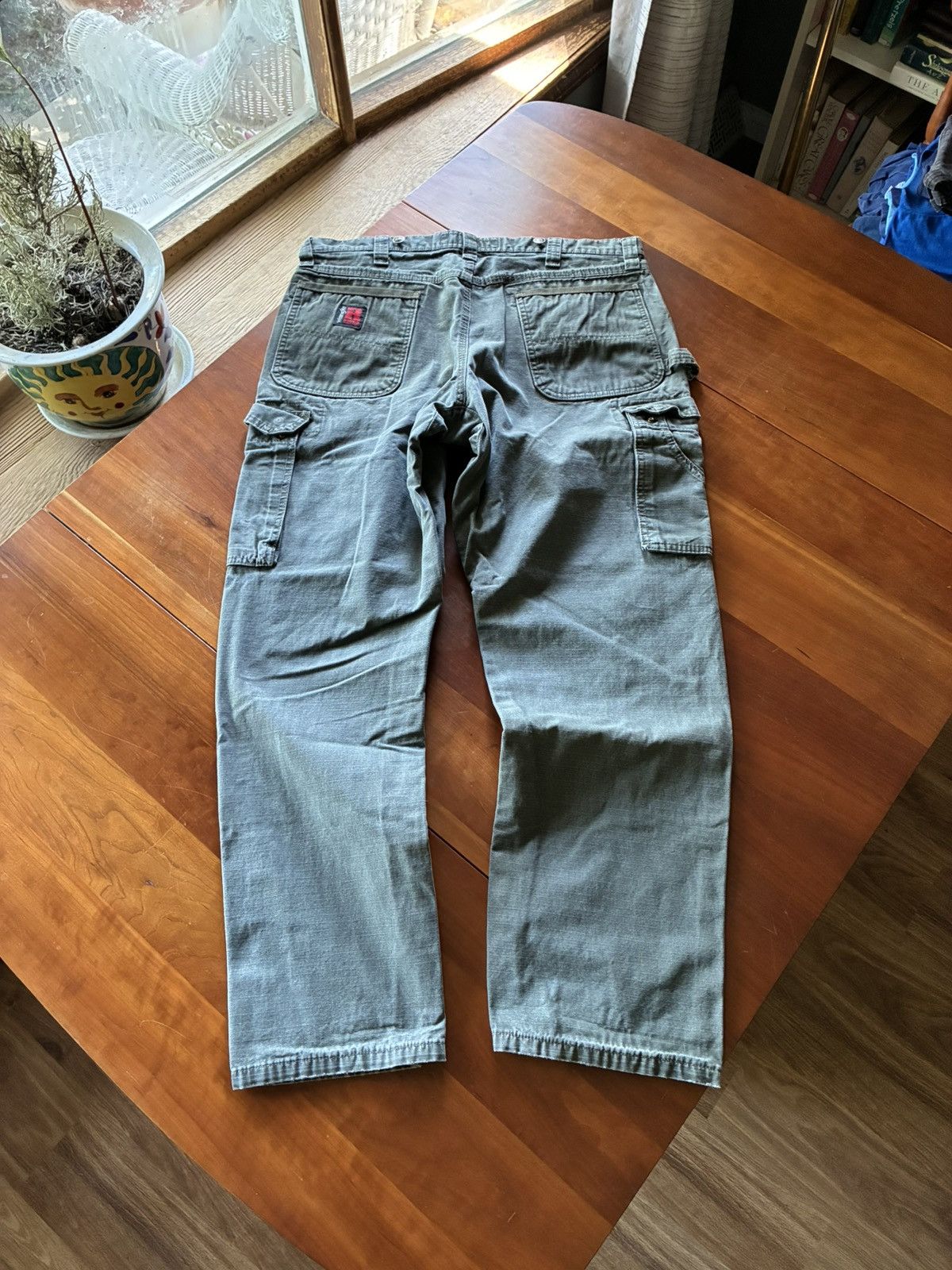 Wrangler Vintage faded Riggs double knee carpenter pants Size US 36 / EU 52 - 1 Thumbnail