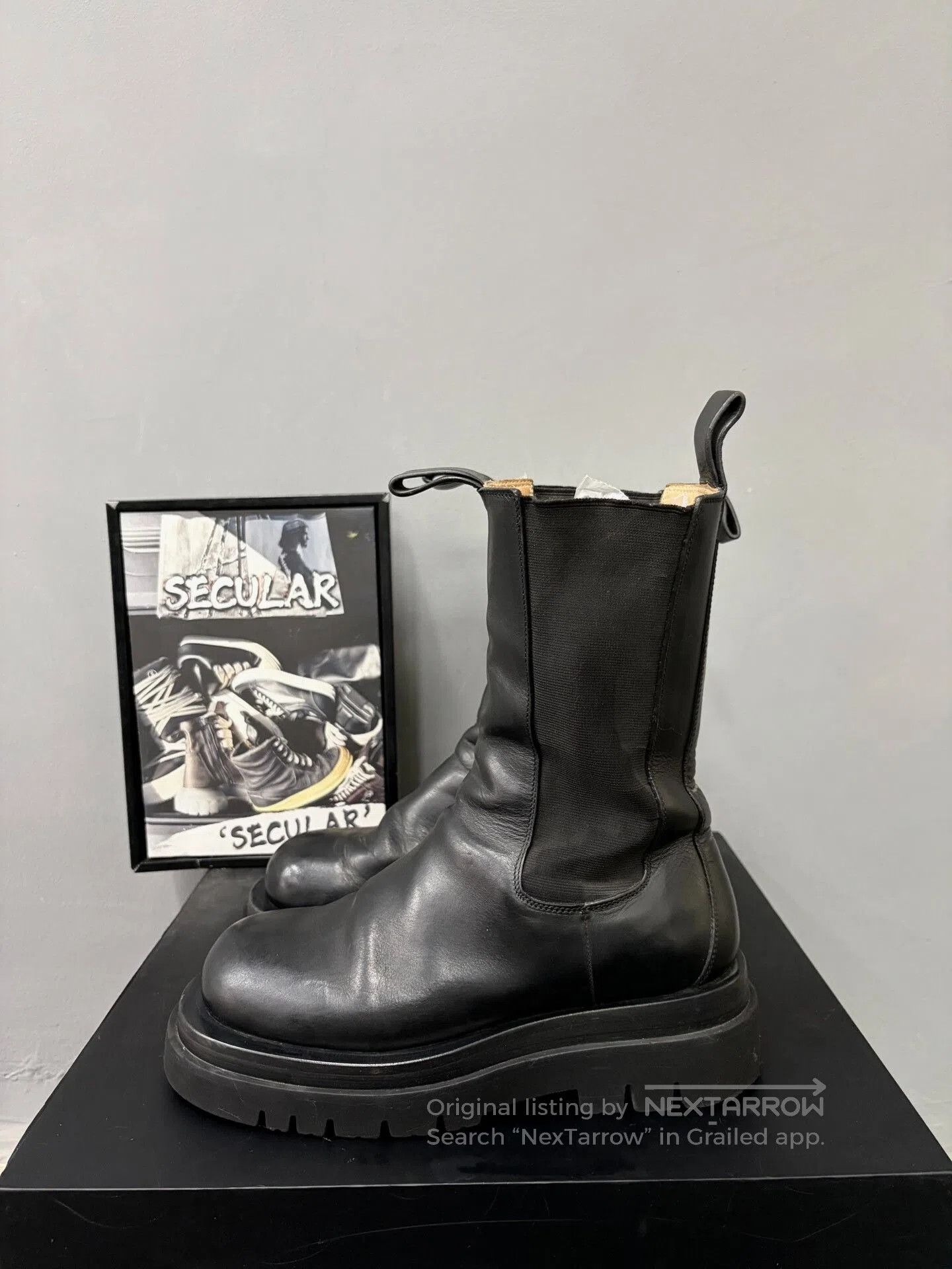 Bottega Veneta Bottega Veneta Lug Sole Chelsea Boots. Size US 7 / IT 37 - 4 Thumbnail