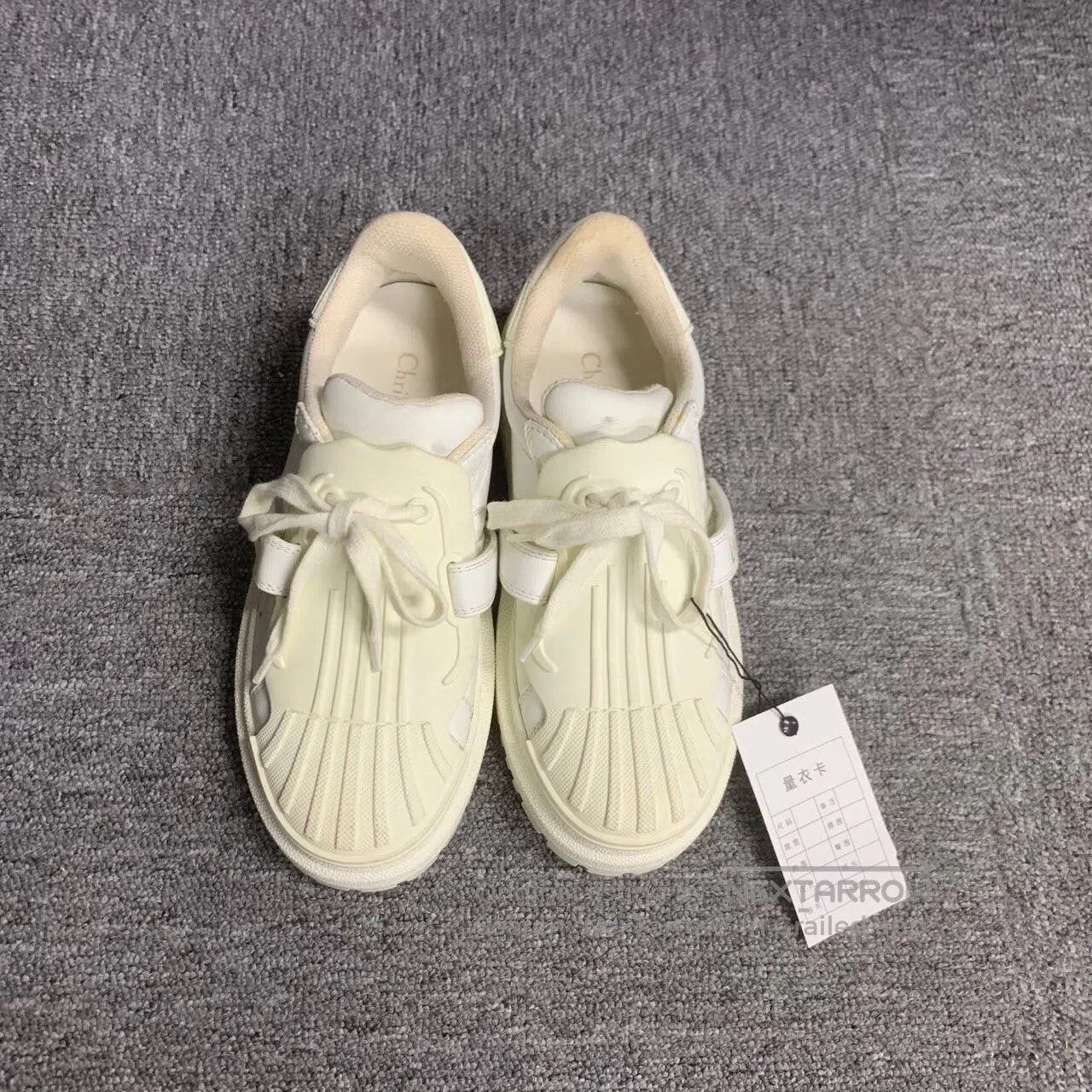 Burberry Burberry The tall white shoe| Size US 4.5 / IT 34.5 - 2 Thumbnail