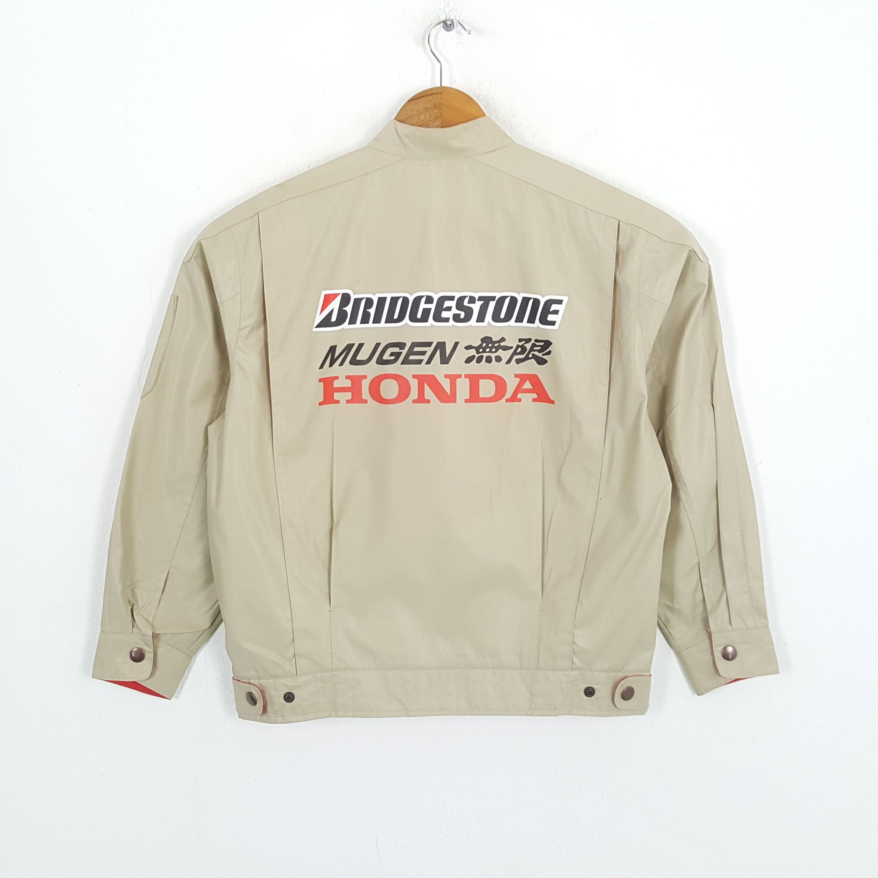 Honda × Vintage Vintage BRIDGESTONE MUGEN HONDA Japanese Racing Jacket Size US M / EU 48-50 / 2 - 1 Thumbnail