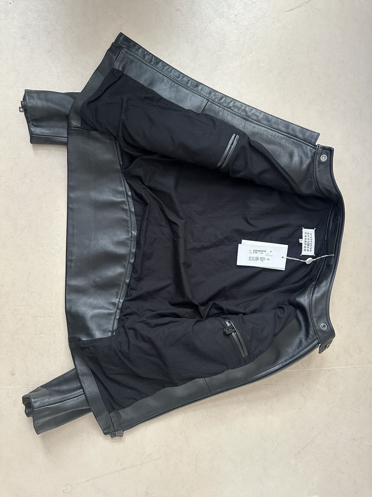 Maison Margiela Maison Margiela iconic 5-zip leather jacket Size US M / EU 48-50 / 2 - 3 Thumbnail