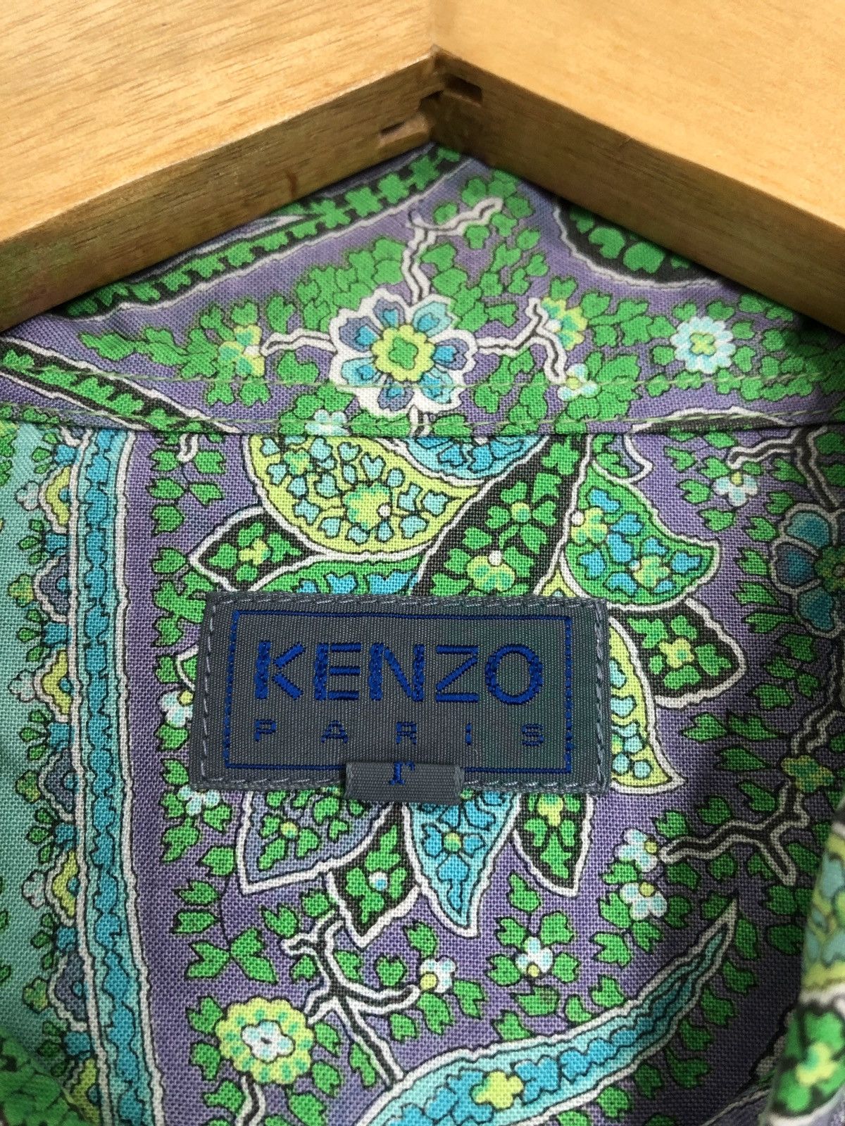 Kenzo Kenzo Paisley Graphic Button Shirt Size US L / EU 52-54 / 3 - 4 Thumbnail