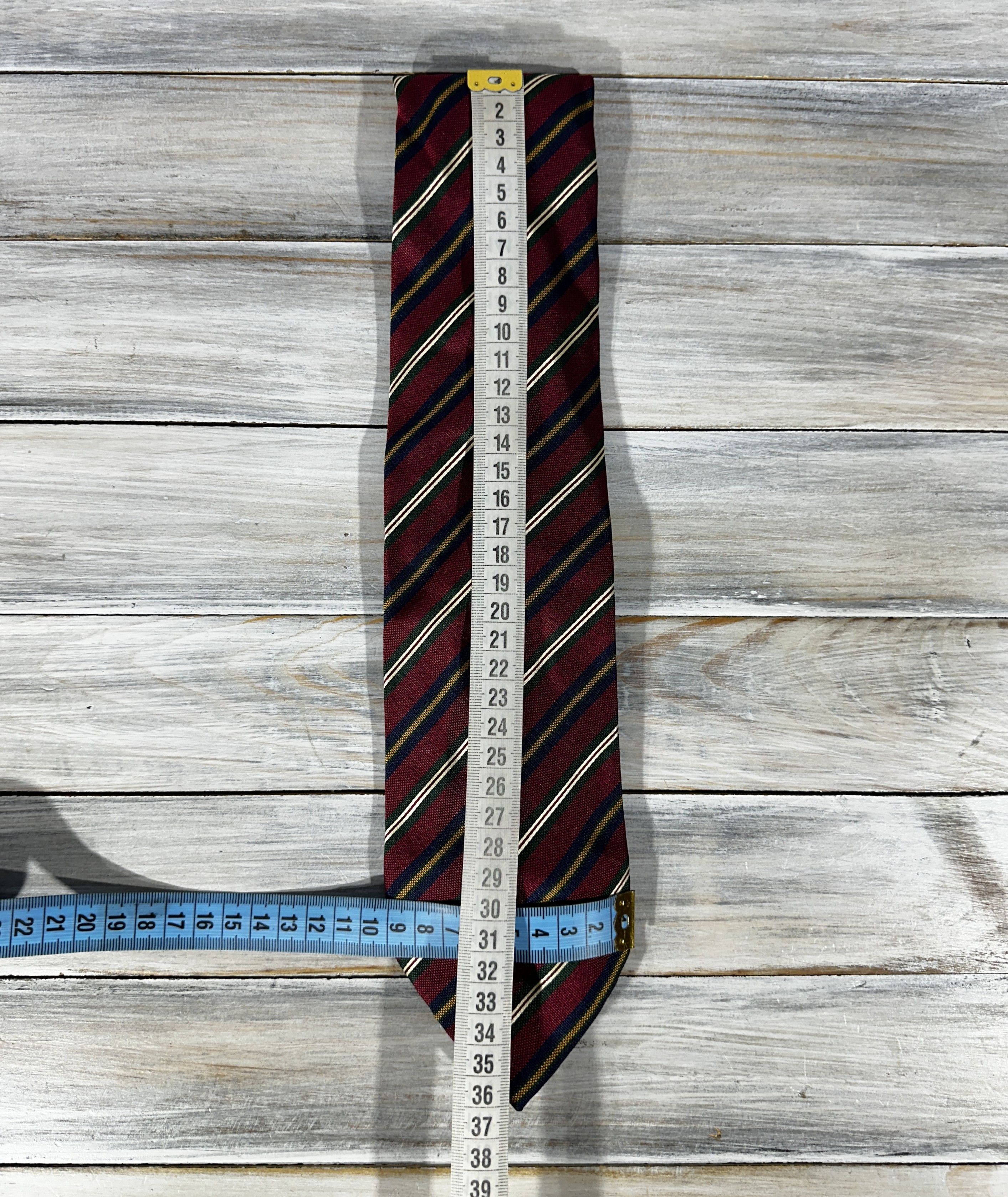 Aquascutum AQUASCUTUM Of London Made In England Silk Striped Tie Luxury Size ONE SIZE - 22 Thumbnail